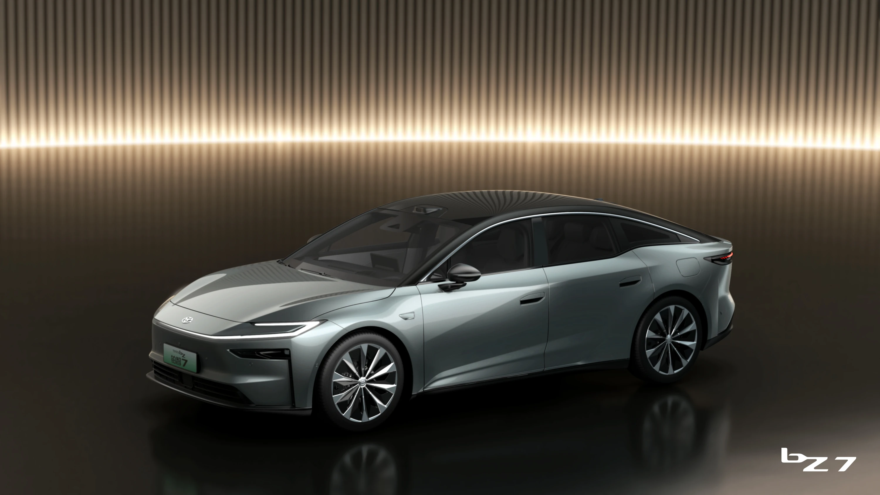 Toyota bZ7 700 electric vehicle exterior