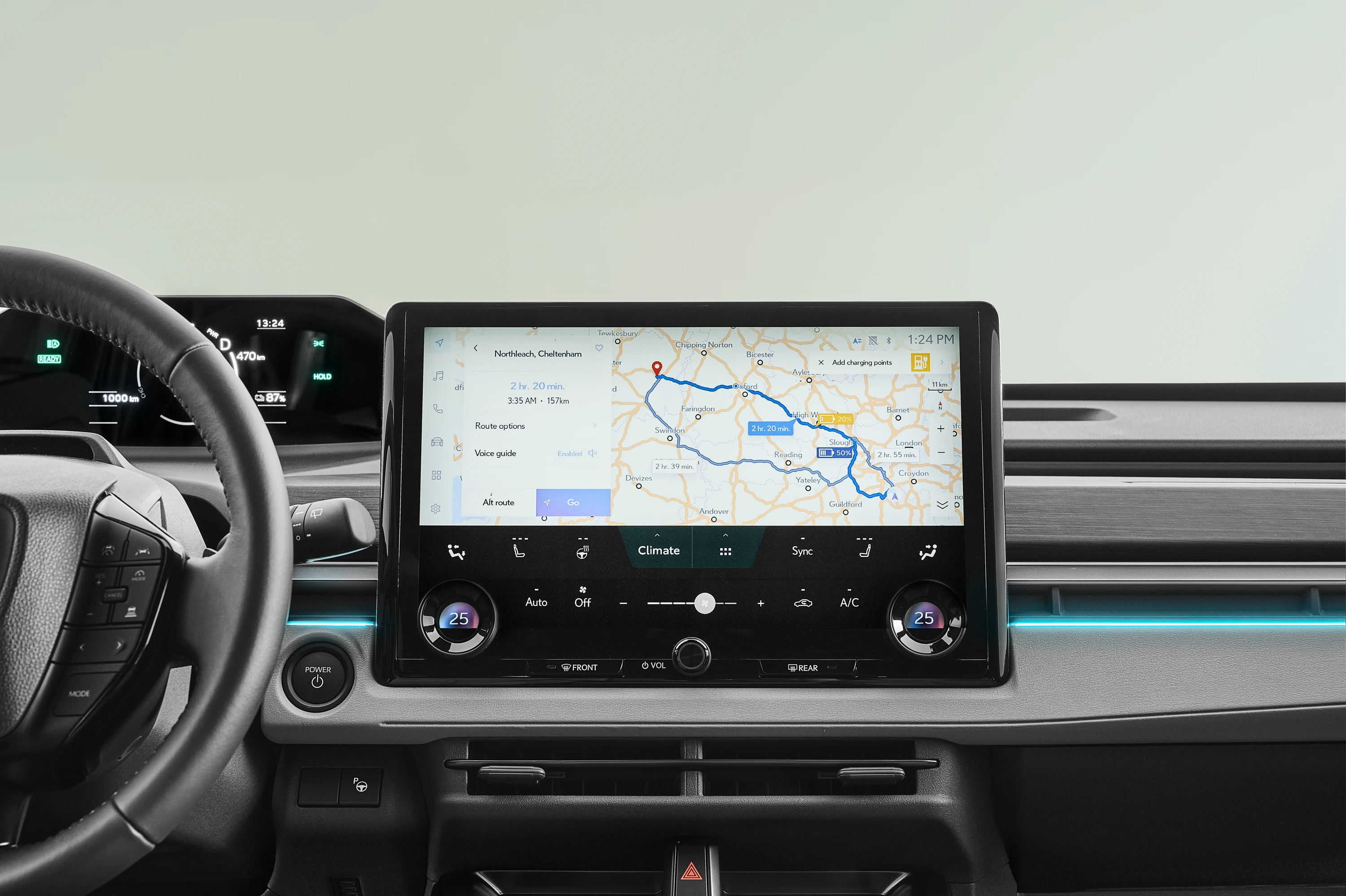 Toyota C-HR+ 57.7 kWh screens view