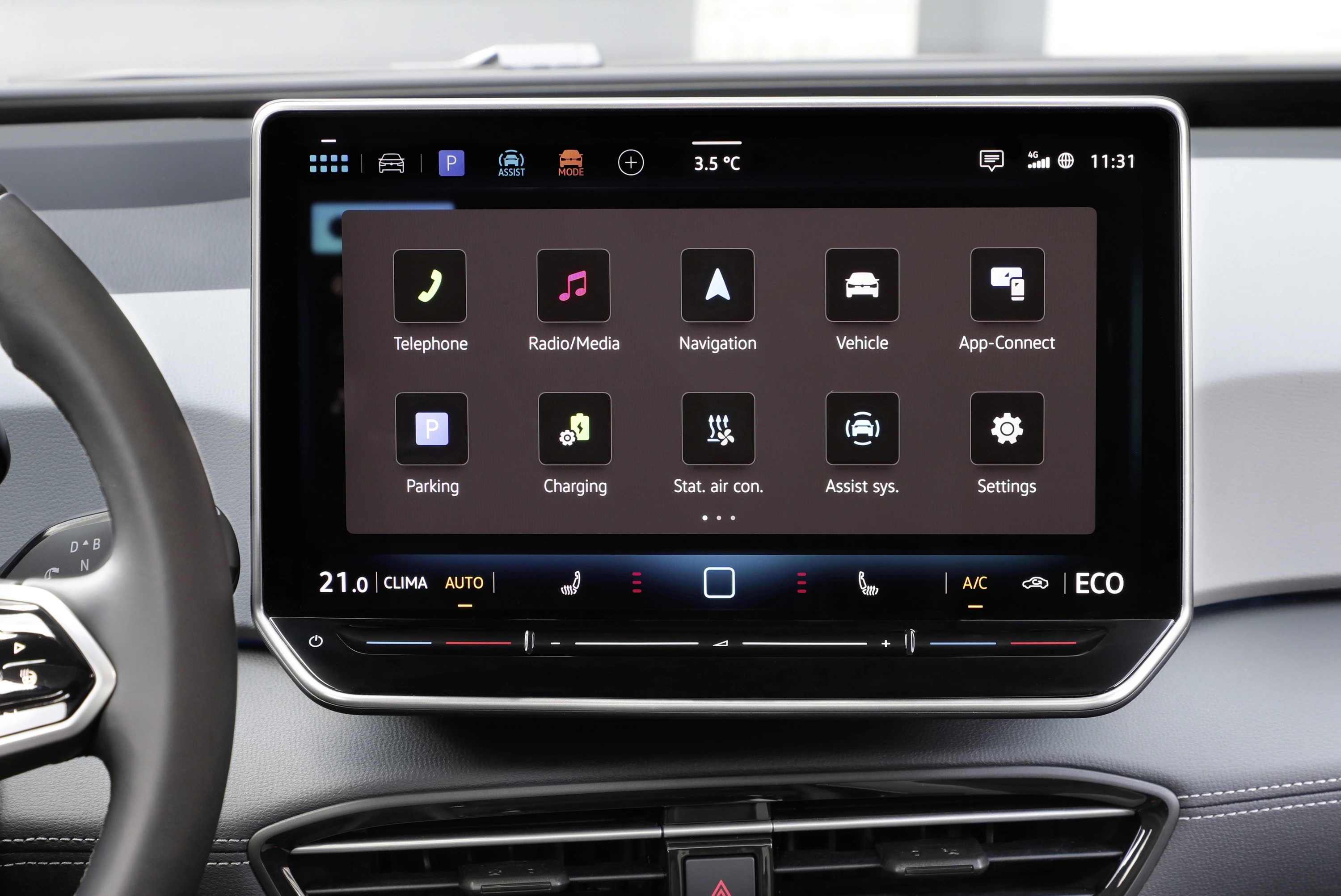 Volkswagen ID.3 Pure screens view