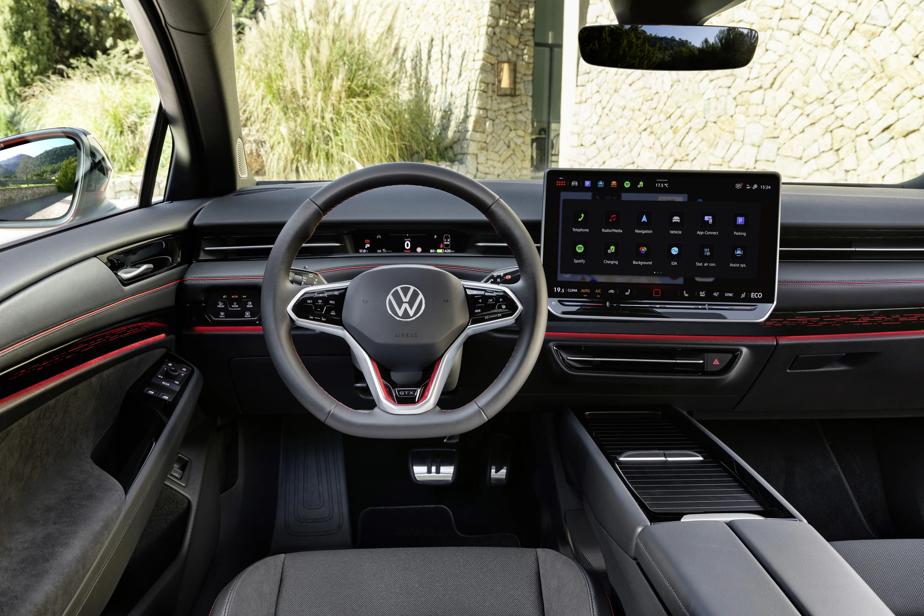 Volkswagen ID.7 GTX Tourer screens view