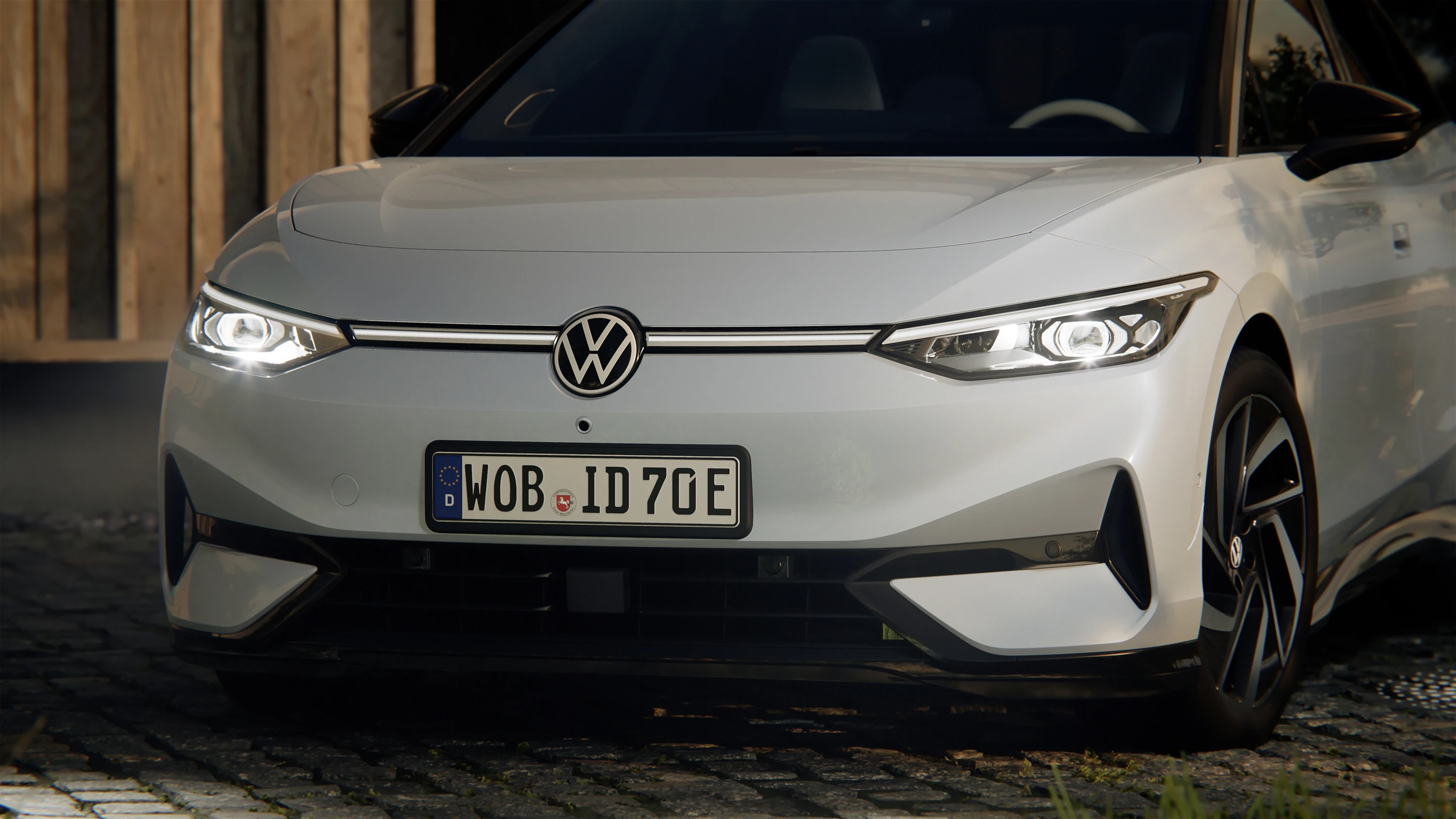 Volkswagen ID.7 Pro S headlights view