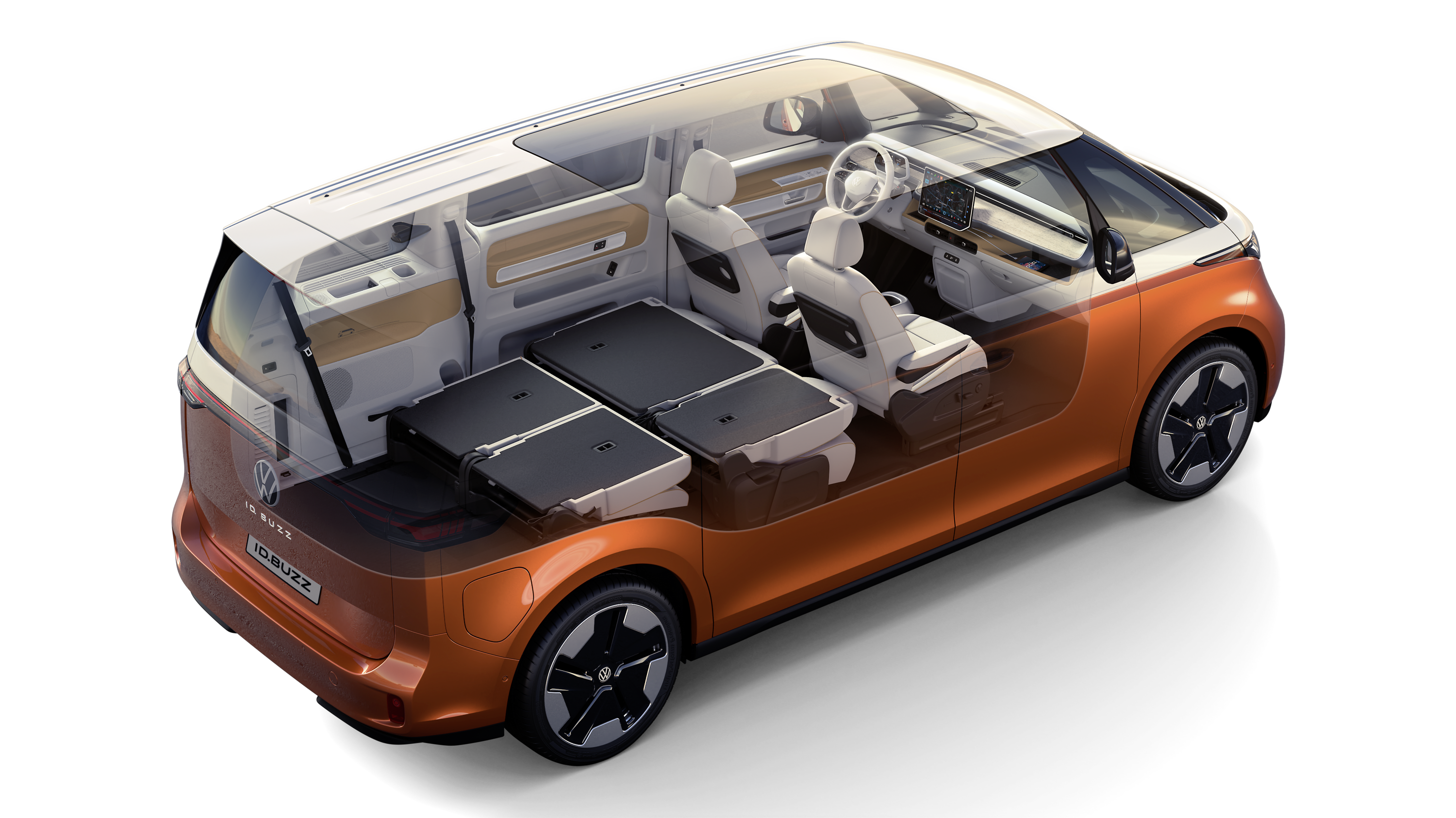 Volkswagen ID. Buzz LWB Pro 4MOTION 86 kWh trunk view