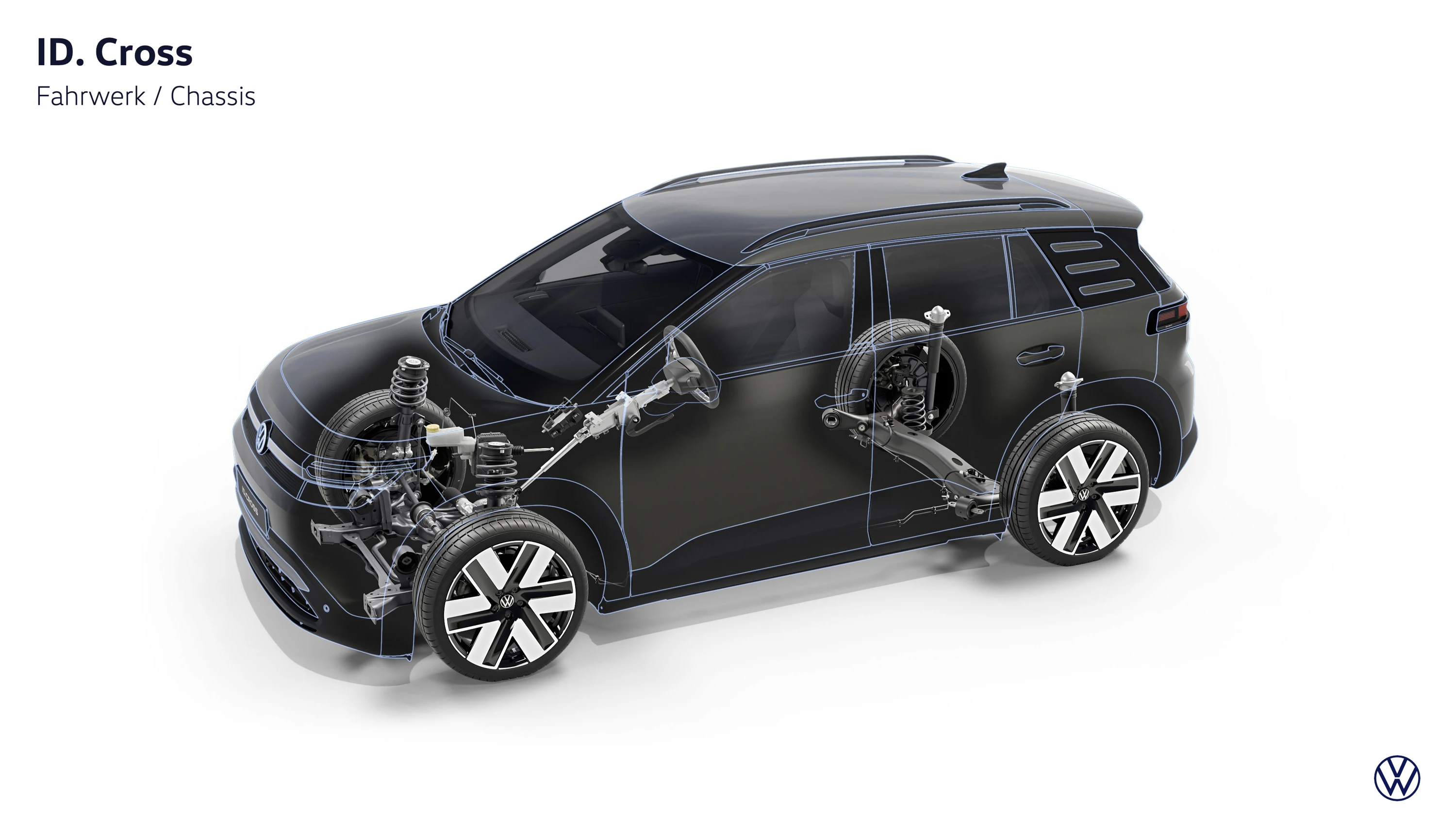Volkswagen ID. Cross 85 kW chassis view