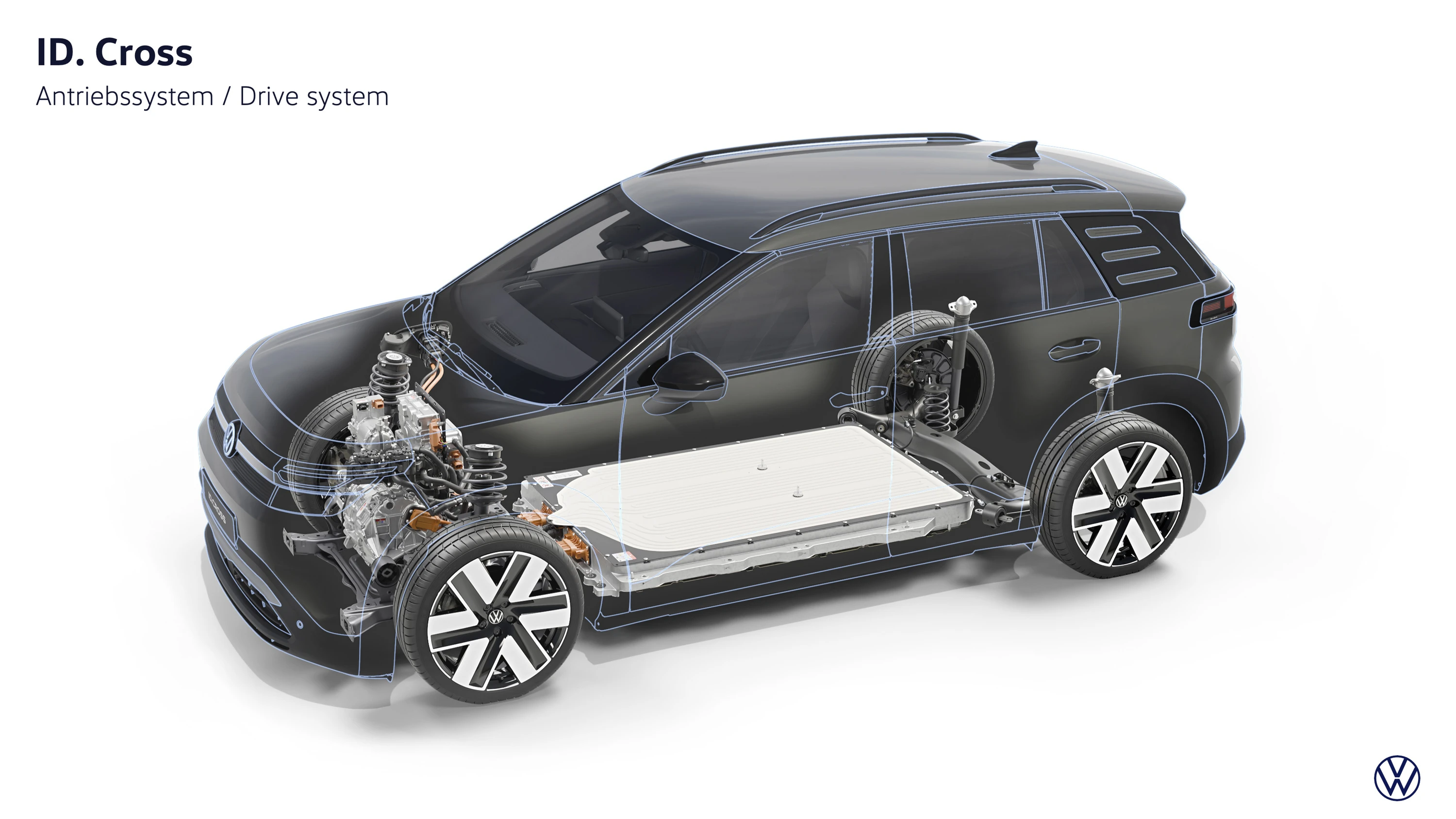 Volkswagen ID. Cross 85 kW chassis view