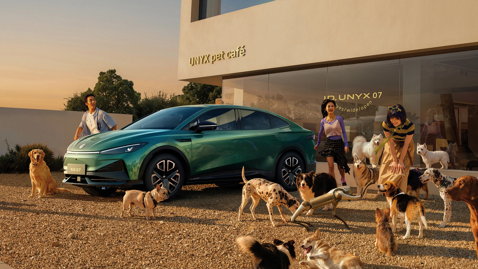 Volkswagen ID. UNYX 07 59.9 kWh RWD lifestyle view