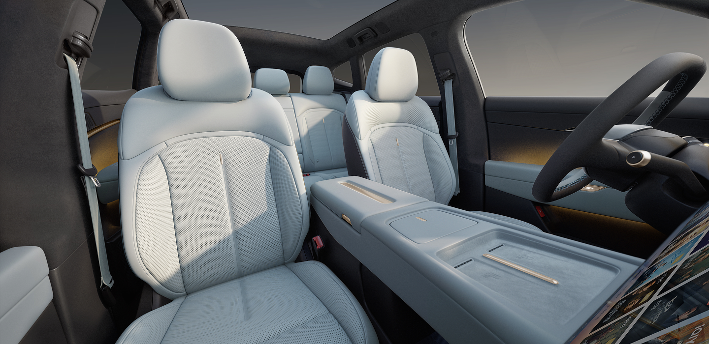 Volkswagen ID. UNYX 08 RWD Long Range frontseats view