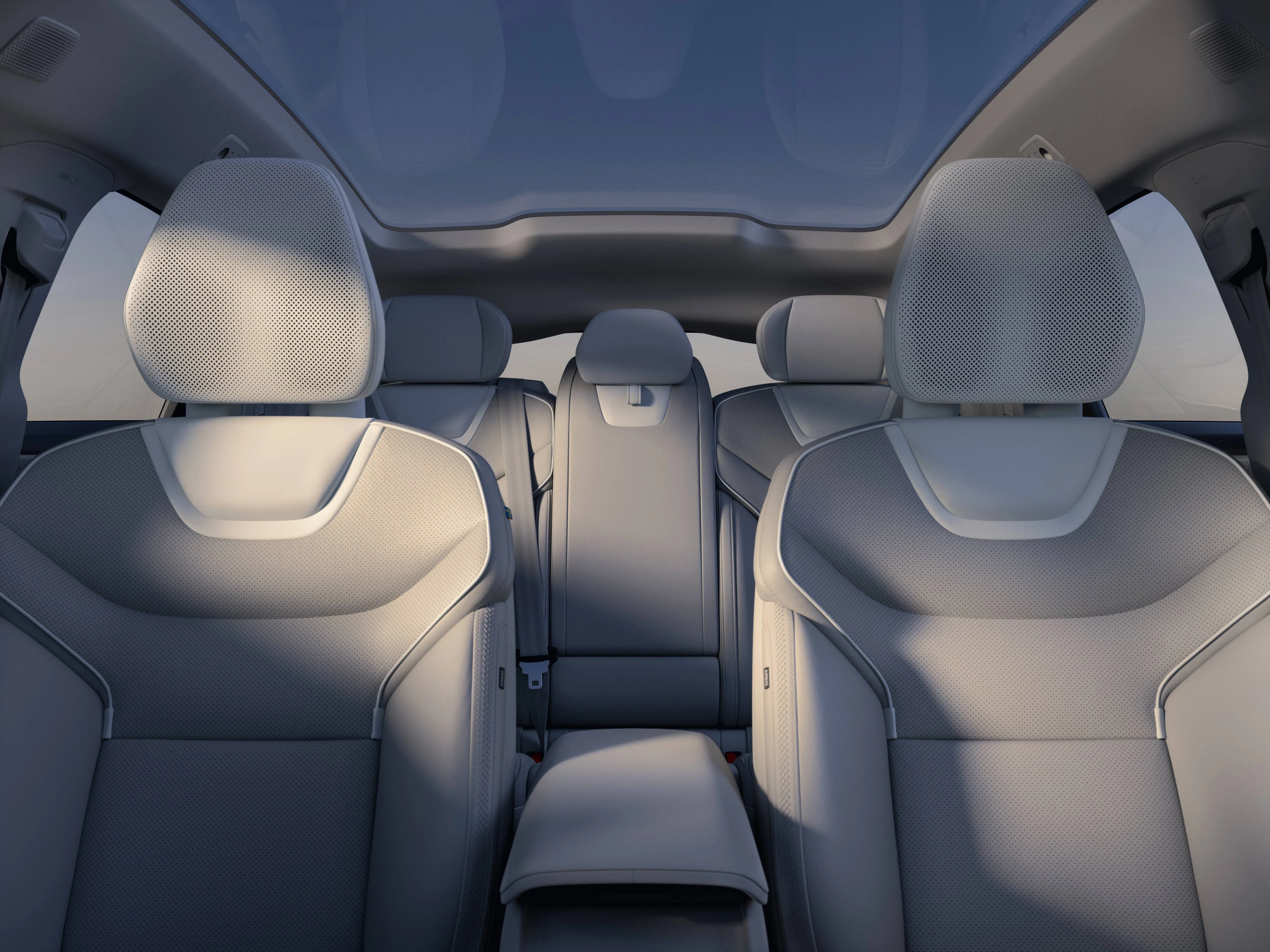 Volvo ES90 Twin Motor frontseats view