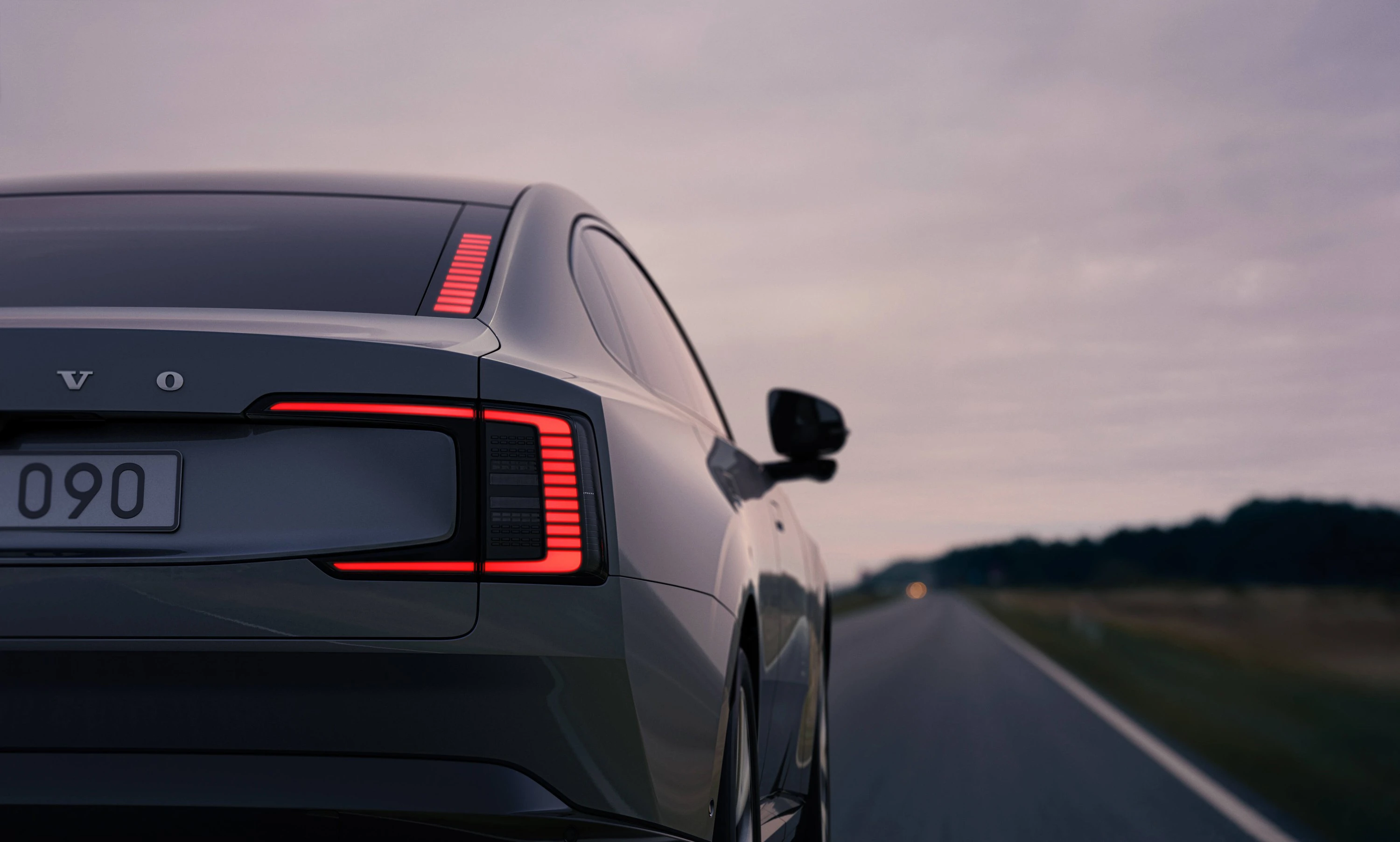 Volvo ES90 Twin Motor taillights view