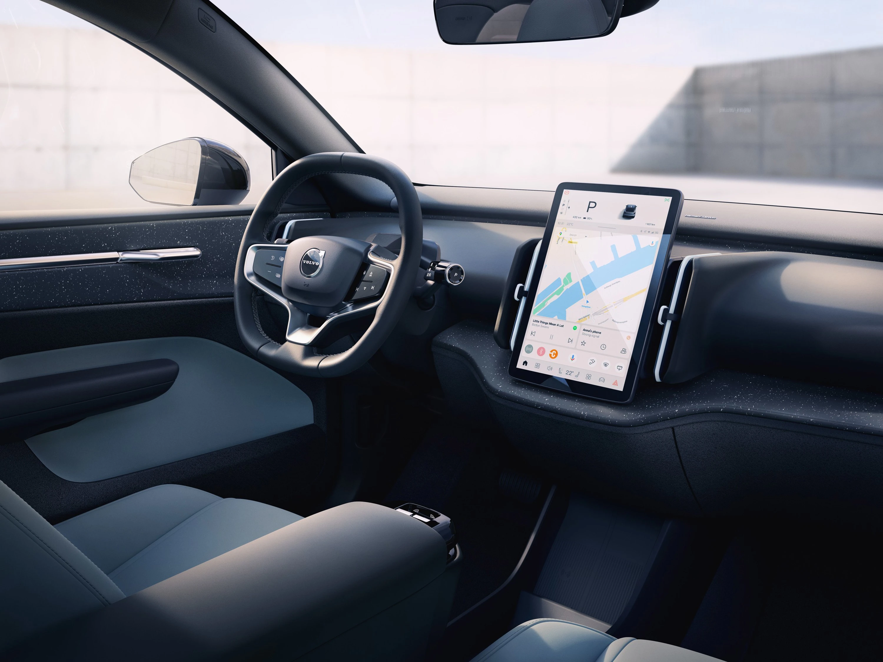 Volvo EX30 P8 AWD screens view