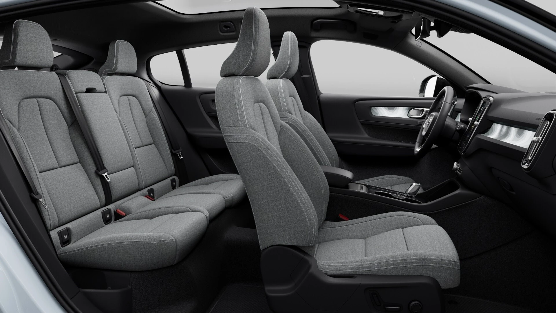 Volvo XC40 Recharge Single Motor ER frontseats view