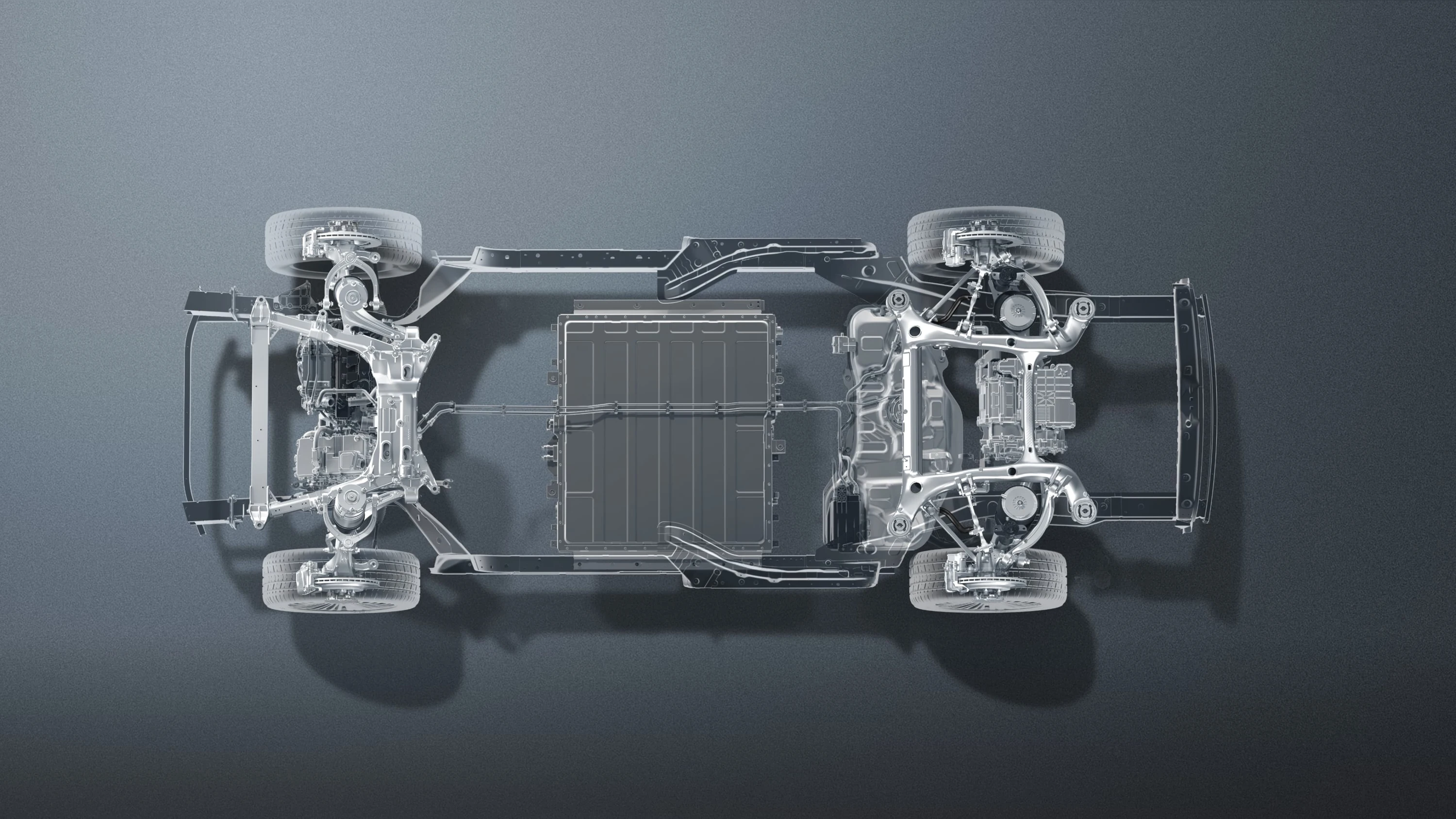 Voyah Dream Ultra Long Range AWD chassis view