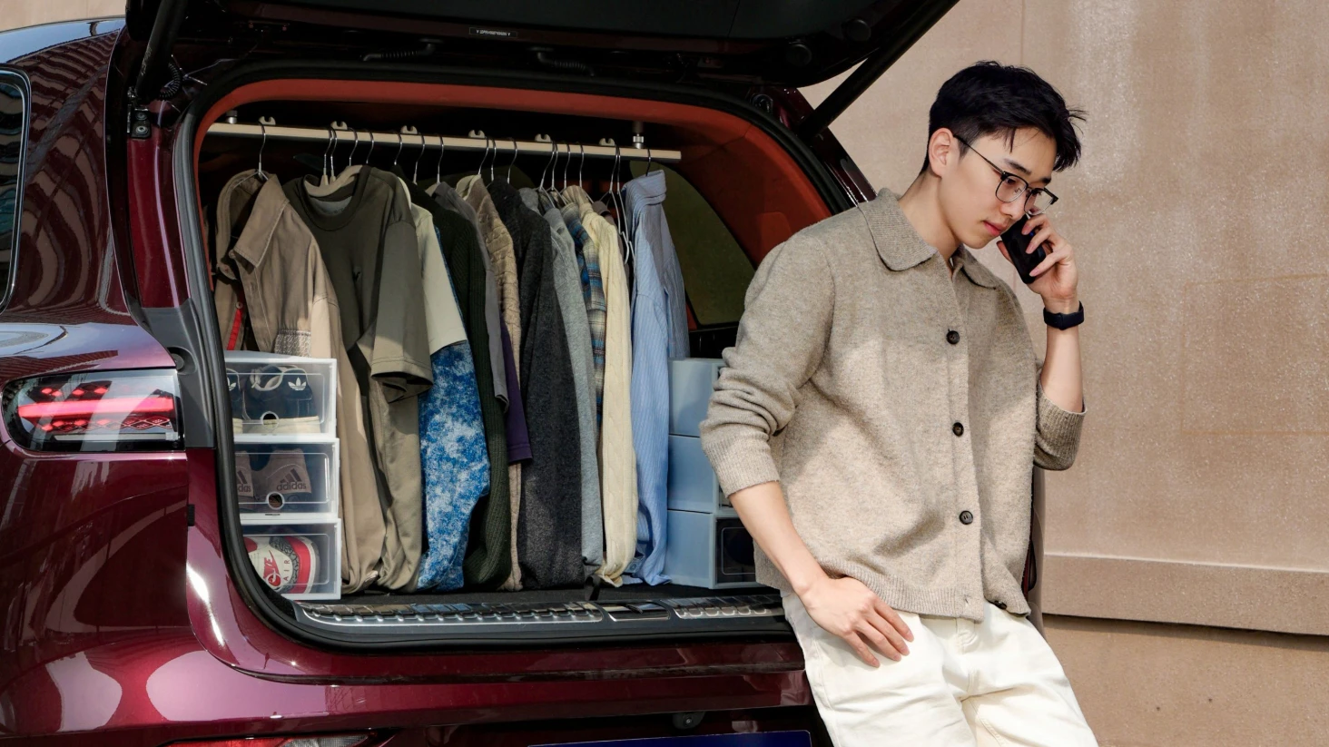 VOYAH Taishan X8 120 kWh trunk view