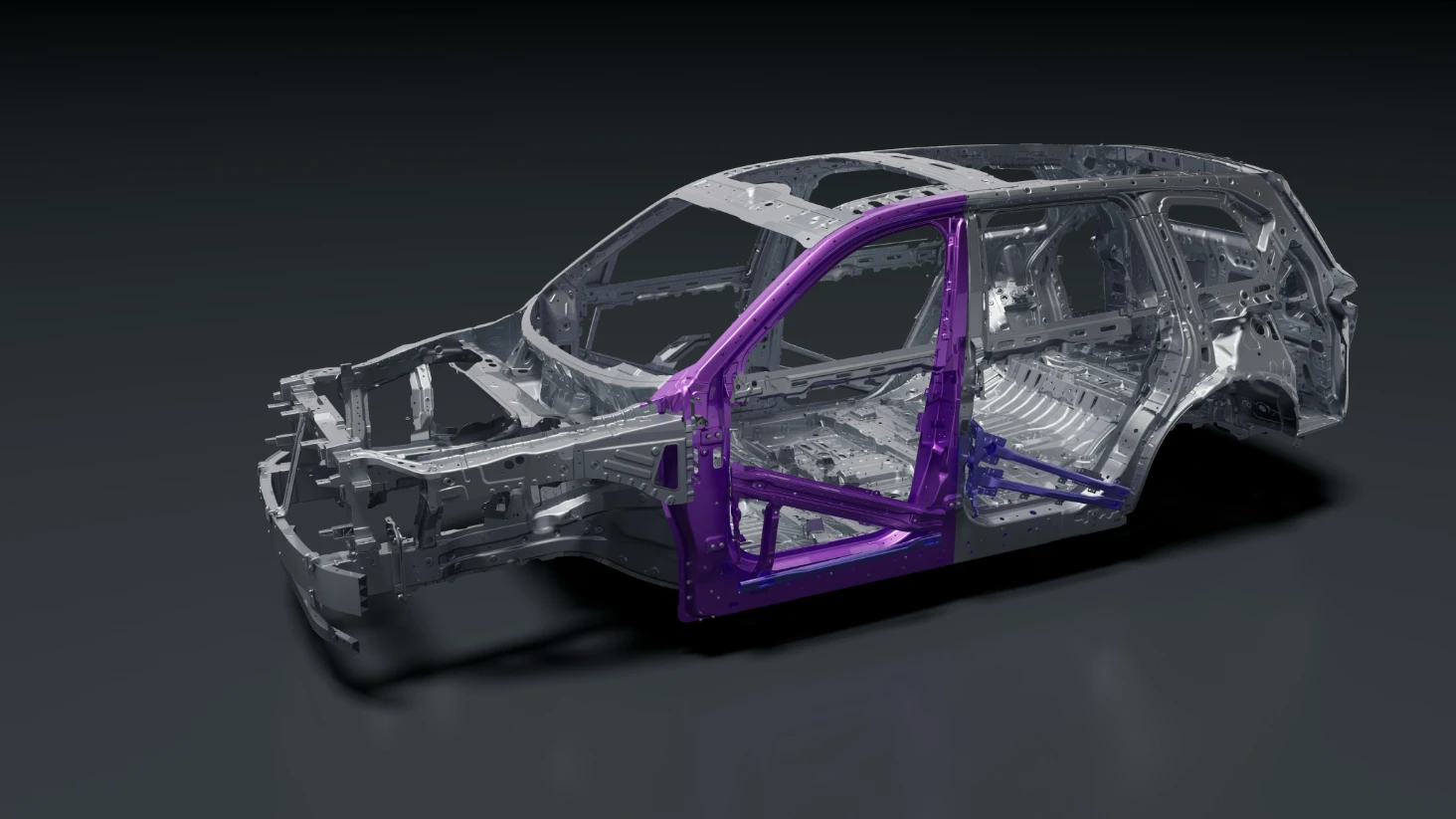 VOYAH Taishan X8 120 kWh chassis view