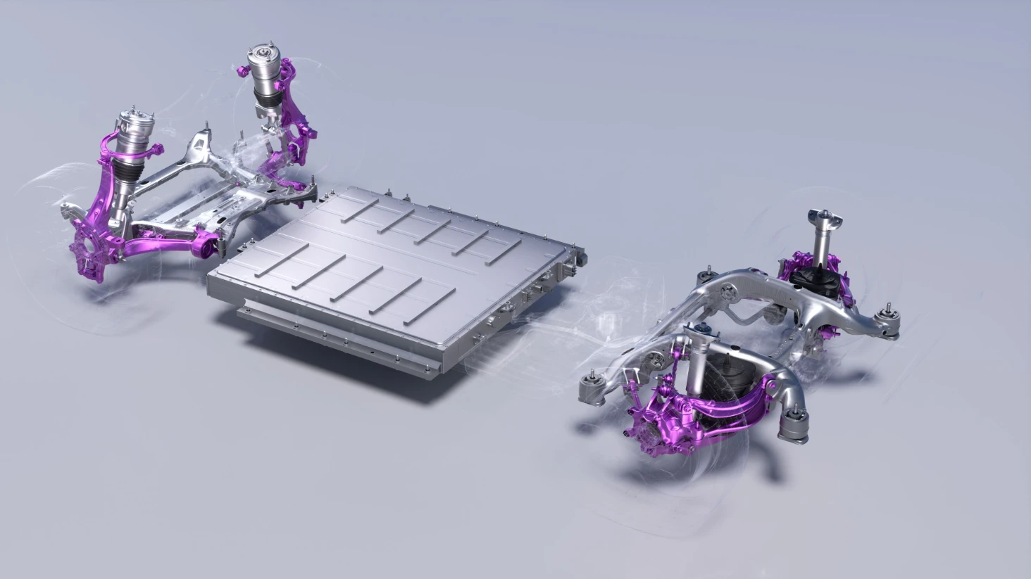 VOYAH Taishan X8 120 kWh chassis view