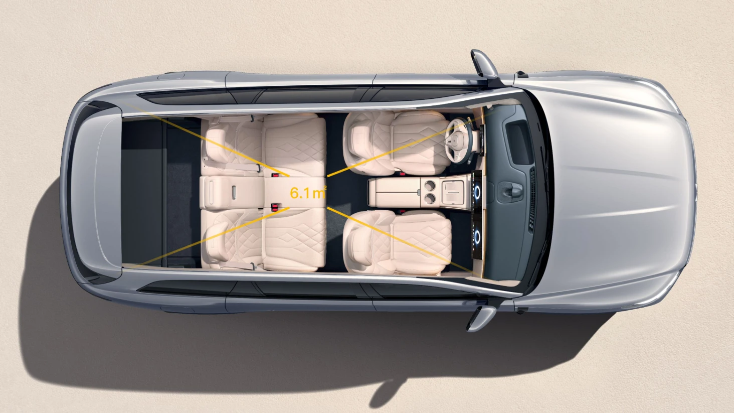 VOYAH Taishan X8 120 kWh interior view