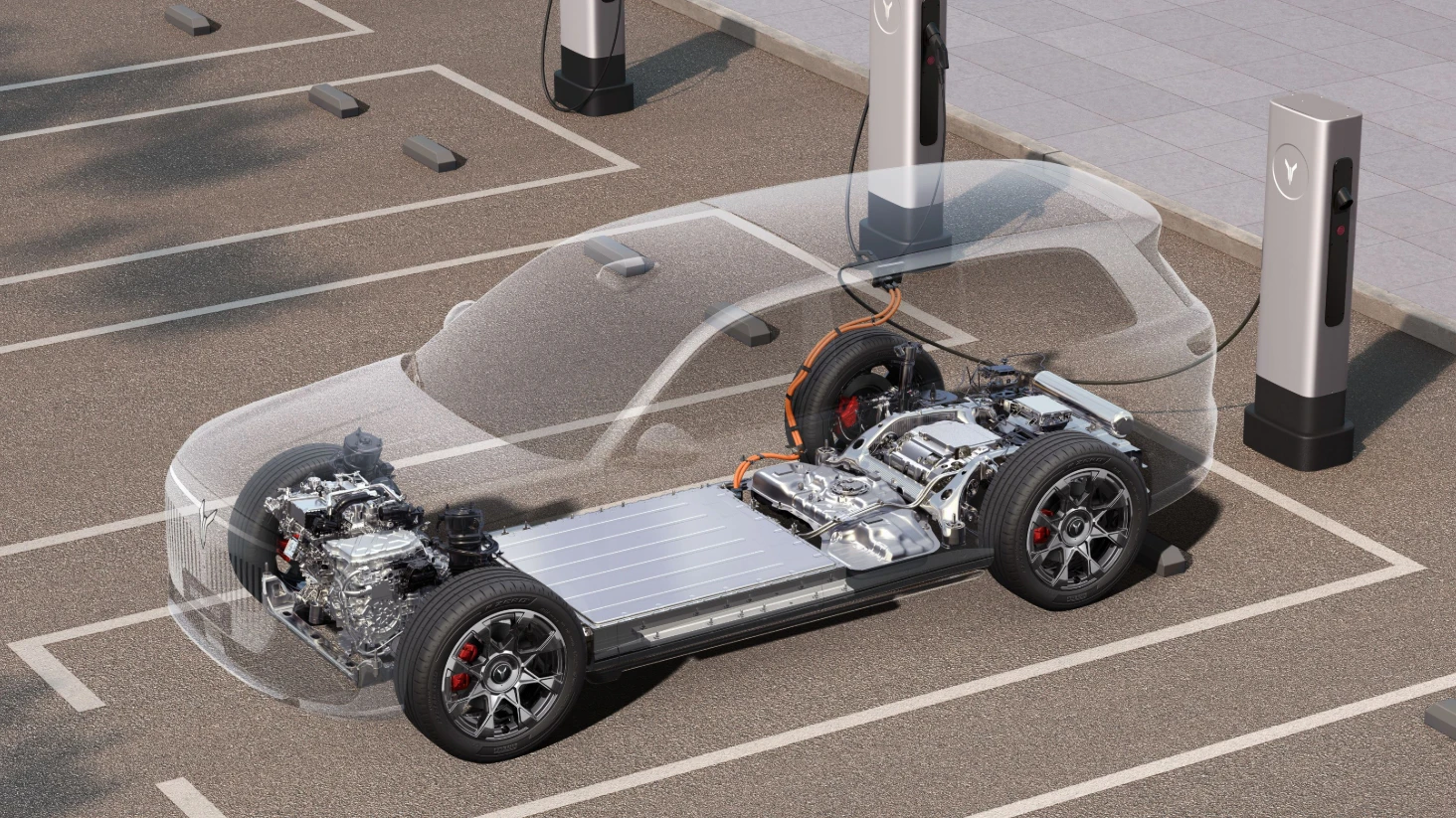VOYAH Taishan X8 98 kWh charging view