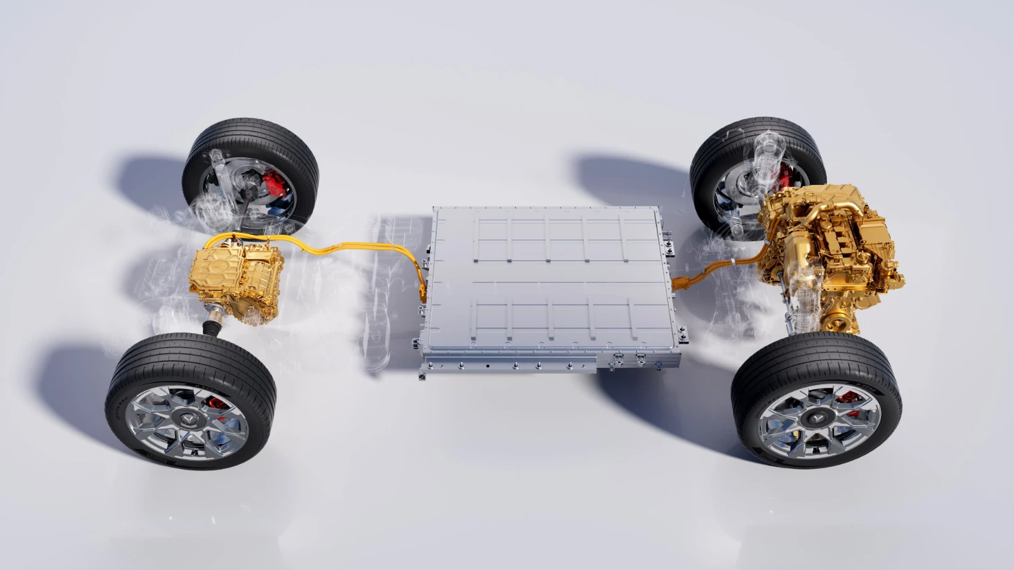 VOYAH Taishan X8 98 kWh chassis view