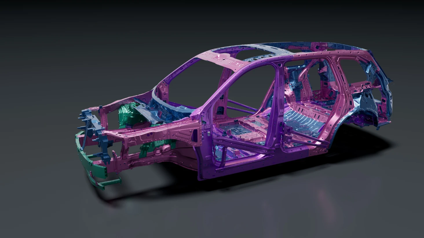 VOYAH Taishan X8 98 kWh chassis view