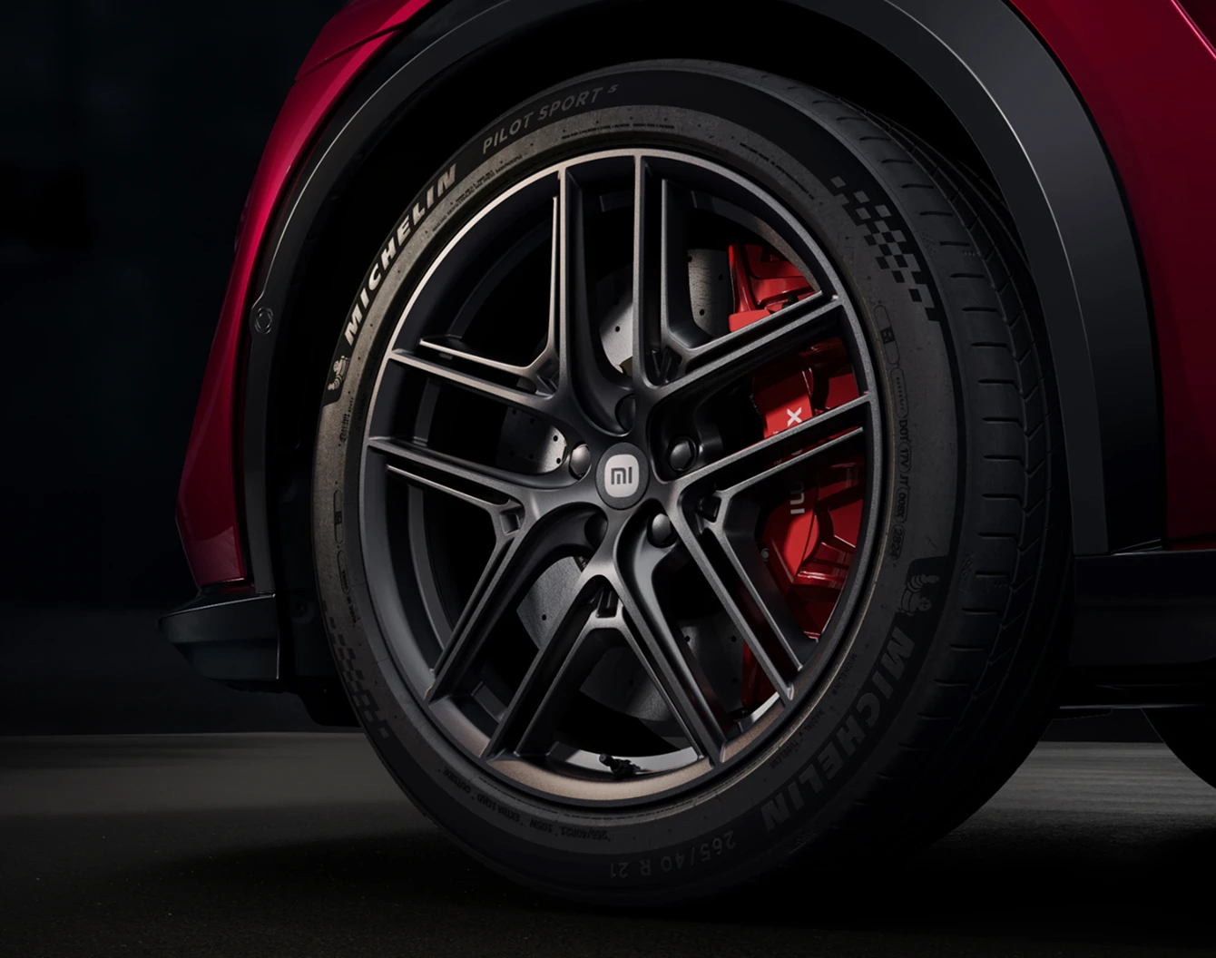 Xiaomi YU7 GT wheels view