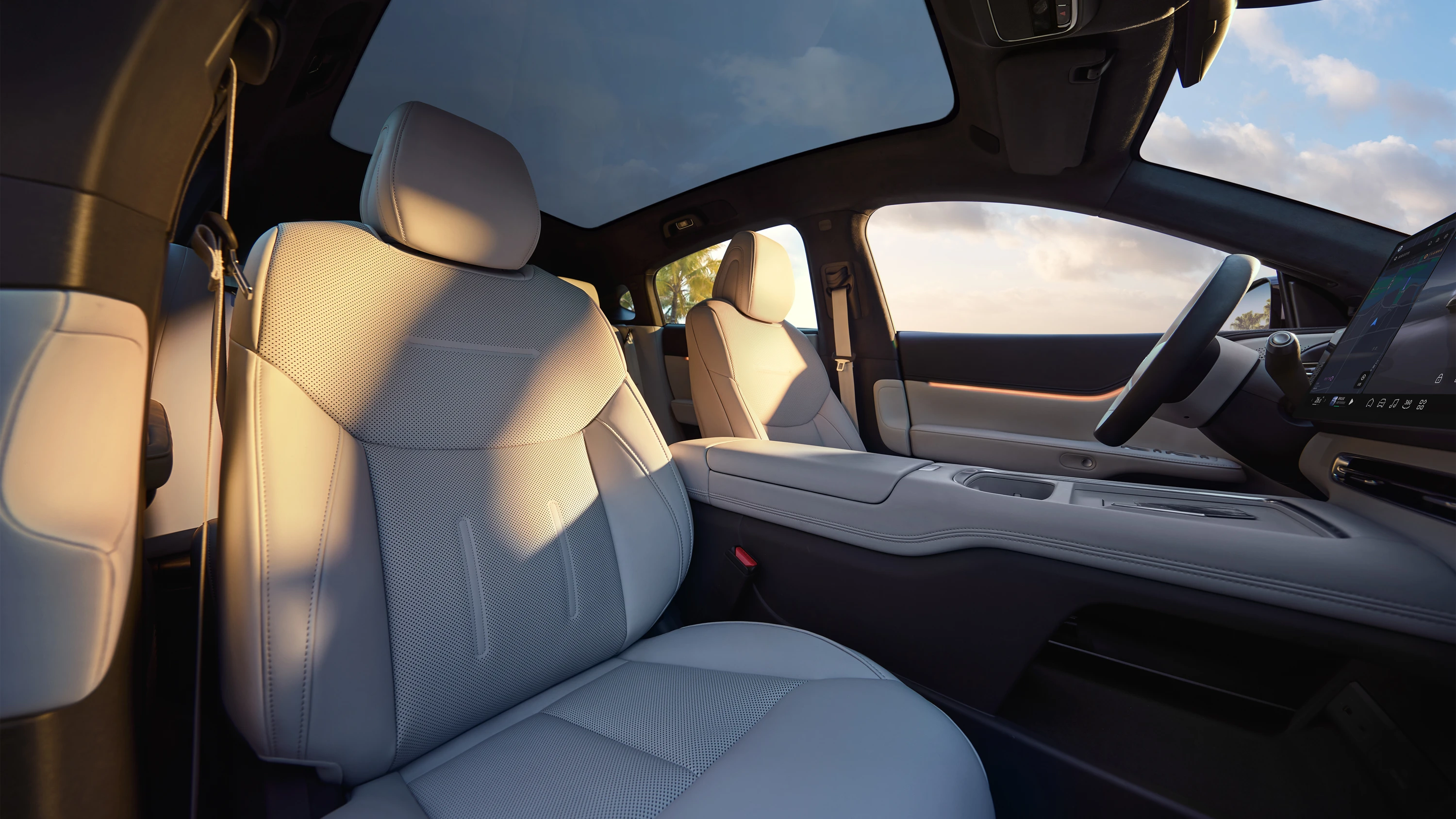 Xpeng G6 AWD Performance frontseats view