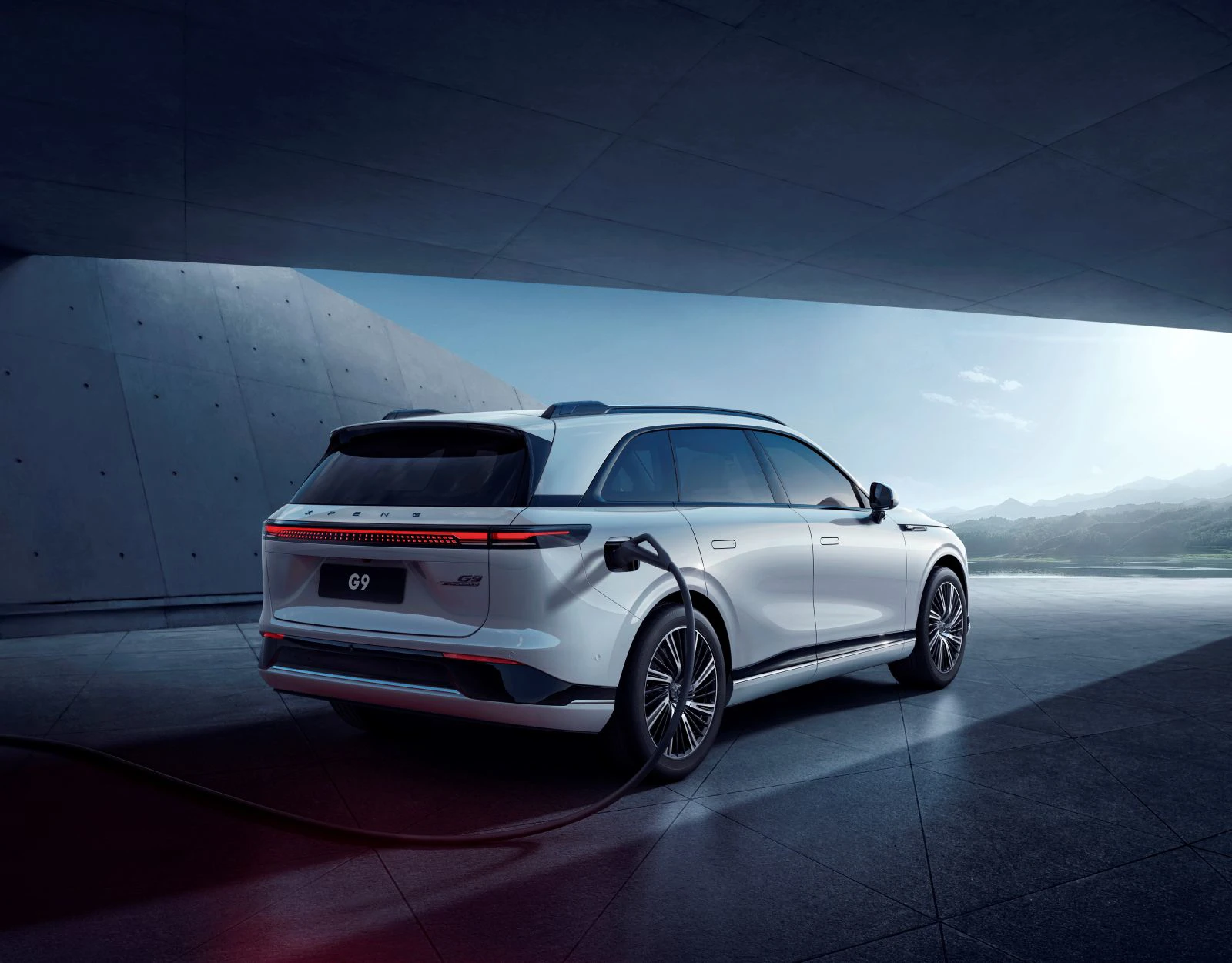 XPENG G9 RWD Long Range charging view
