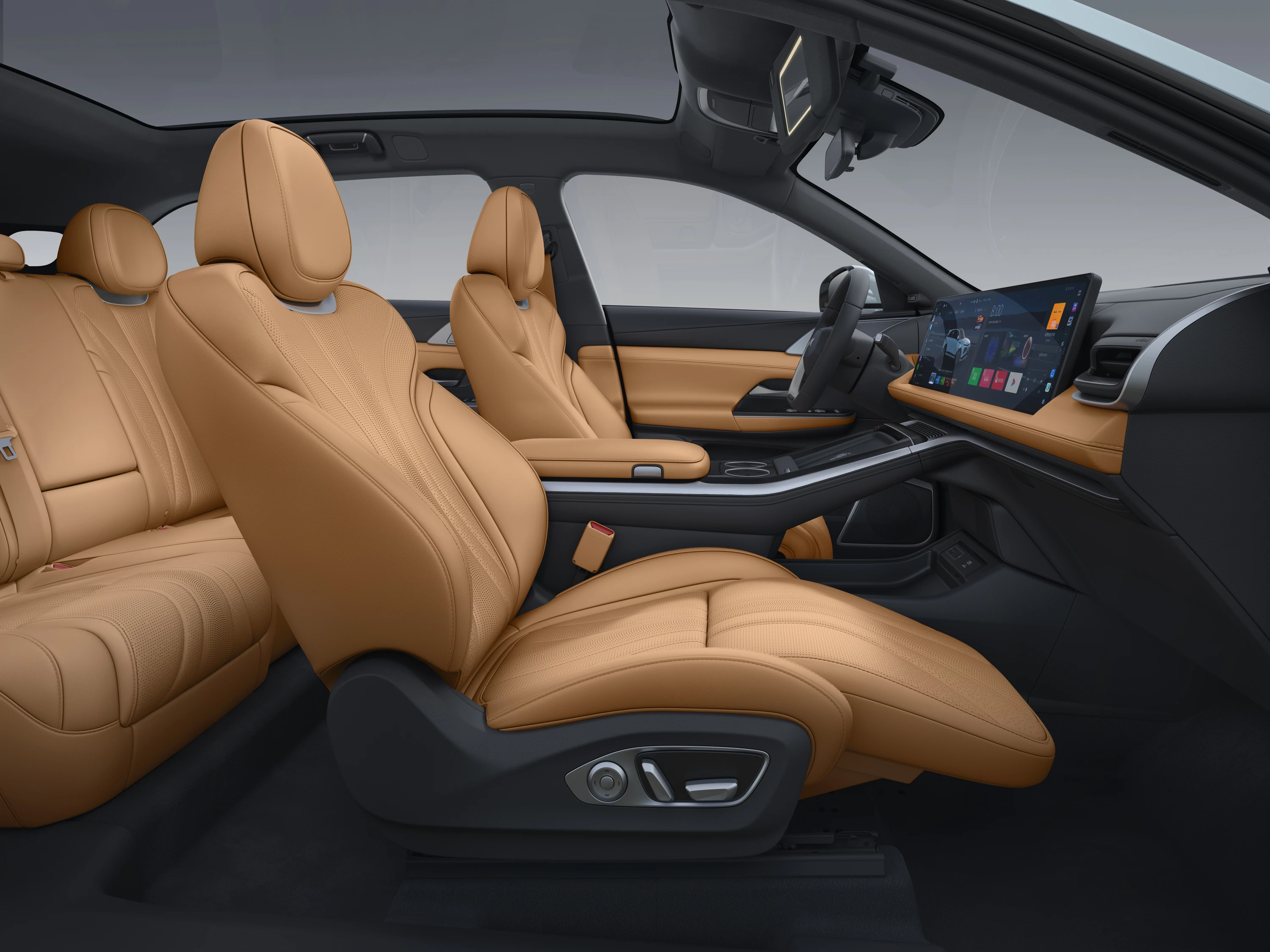 XPENG G9 RWD Standard Range frontseats view