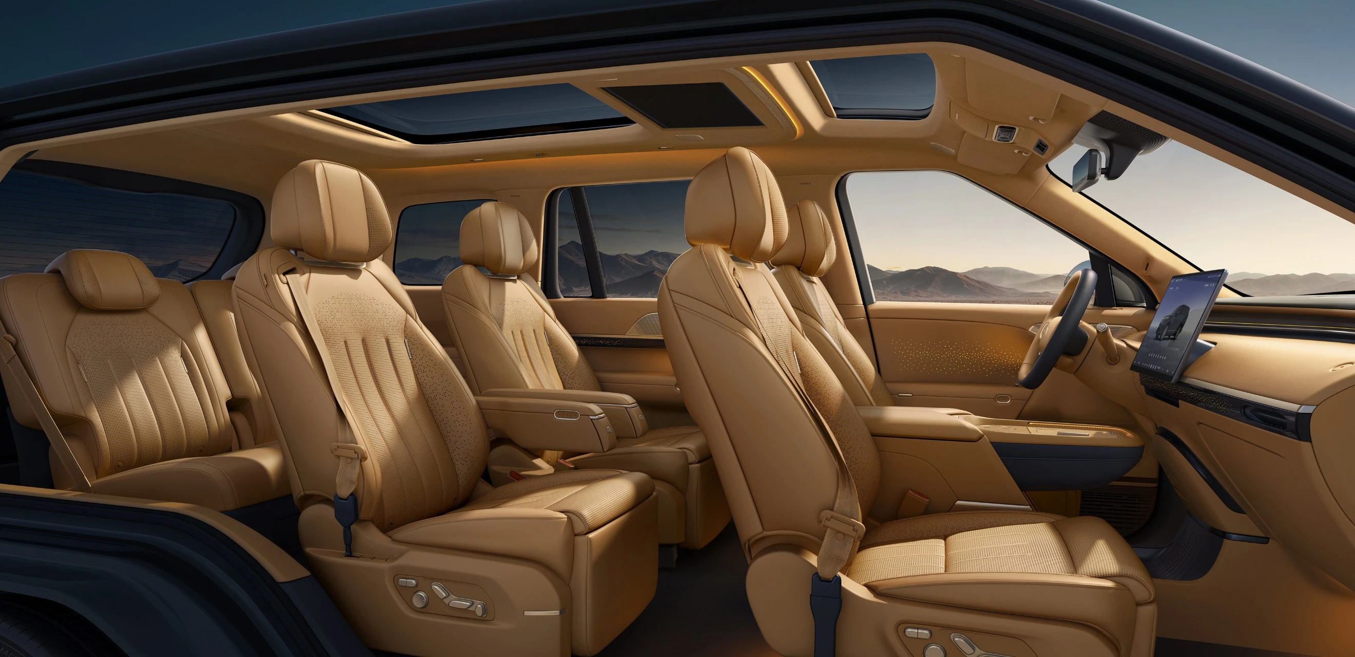 XPENG GX 110 kWh AWD interior view