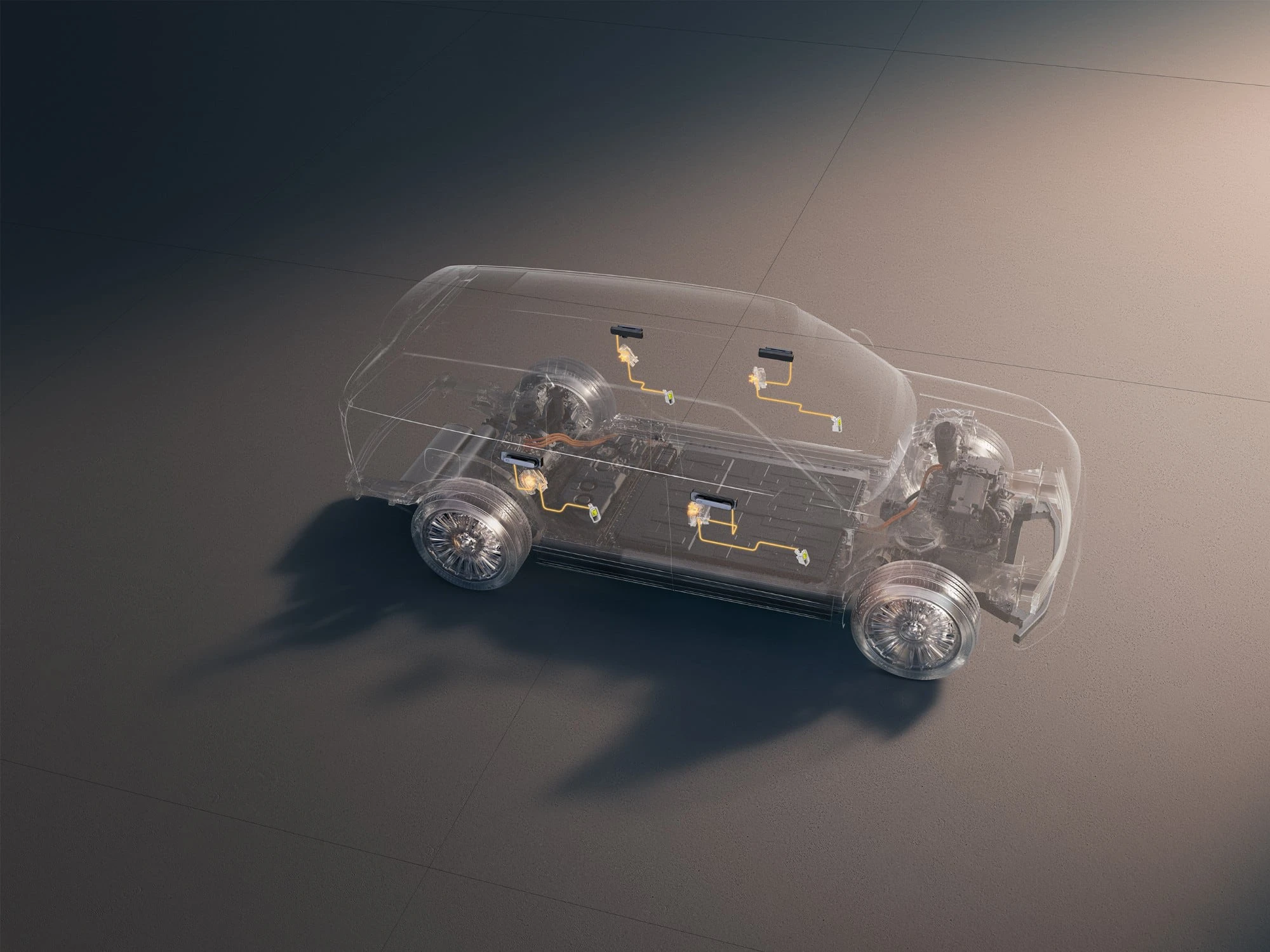 XPENG GX 110 kWh AWD technology view