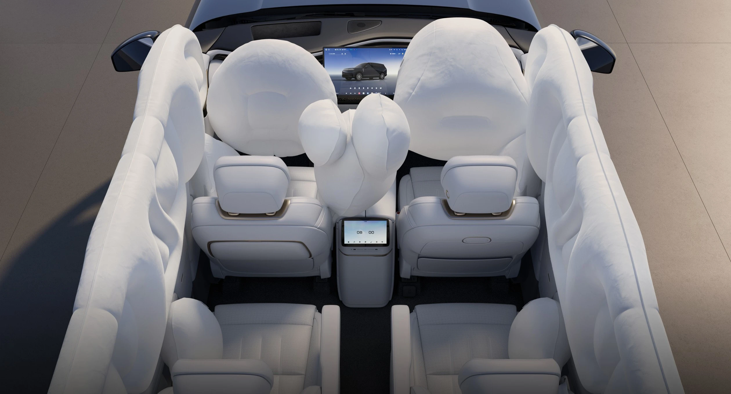 XPENG GX 91.9 kWh RWD safety view