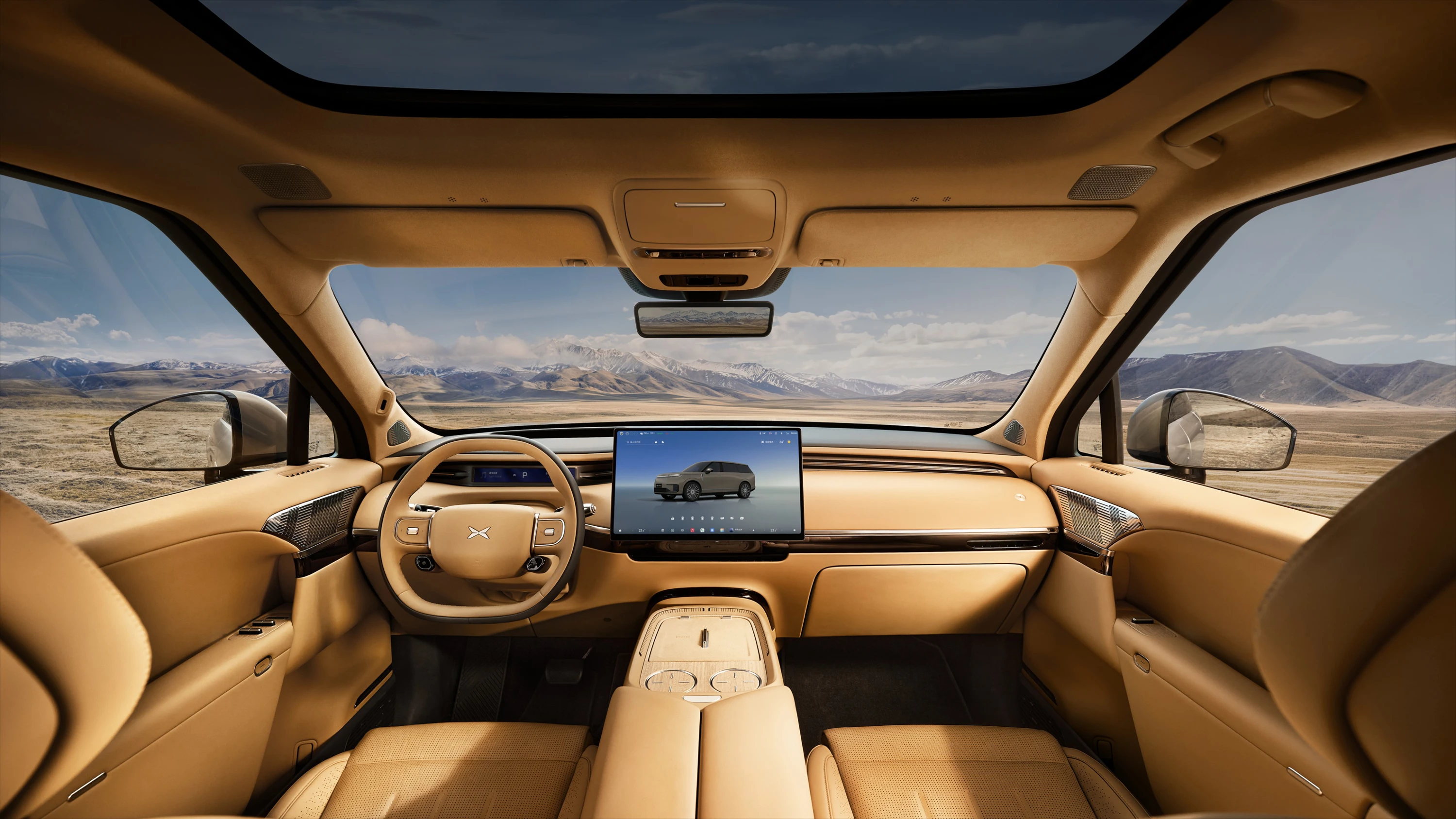 XPENG GX 91.9 kWh RWD interior view