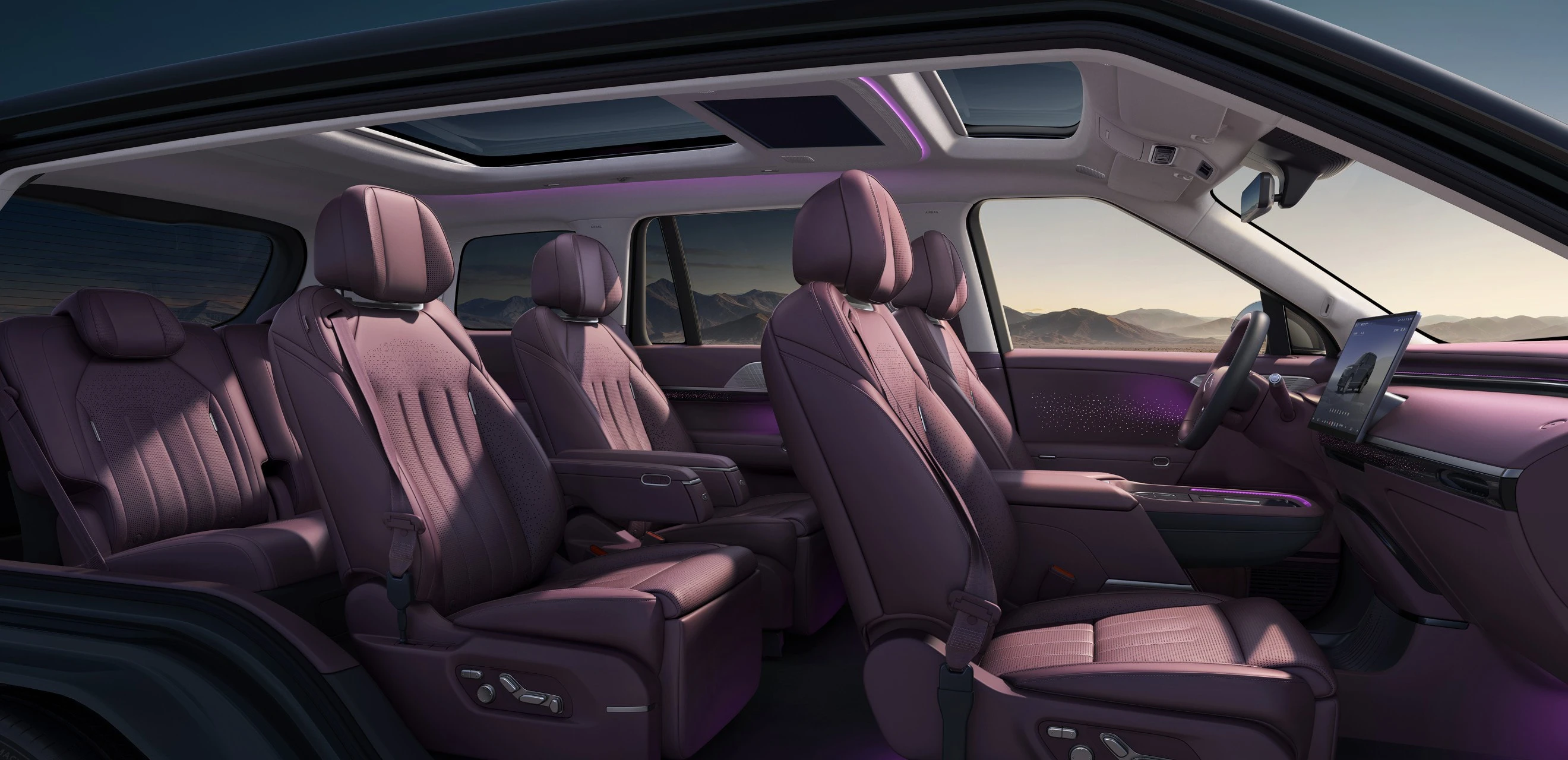 XPENG GX 91.9 kWh RWD interior view