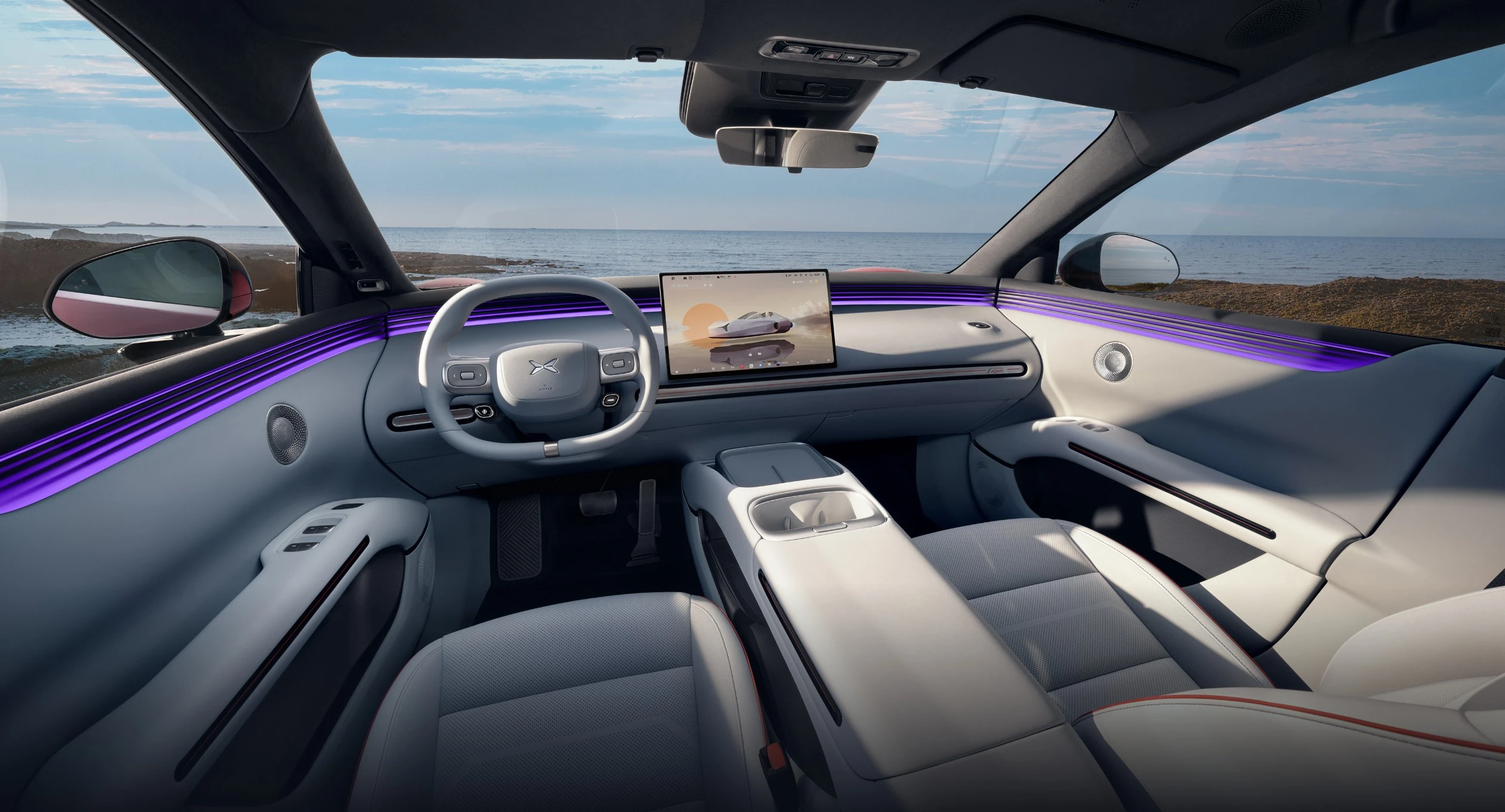 XPENG L03 58.3 kWh RWD interior view