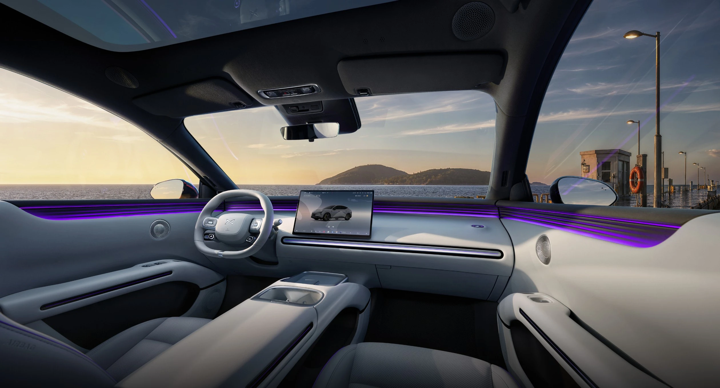 XPENG L03 71.2 kWh AWD Performance interior view