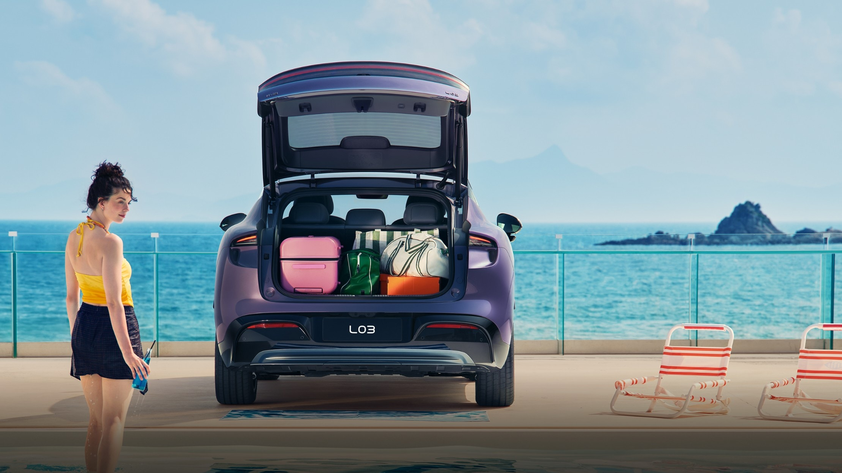 XPENG L03 71.2 kWh AWD Performance trunk view