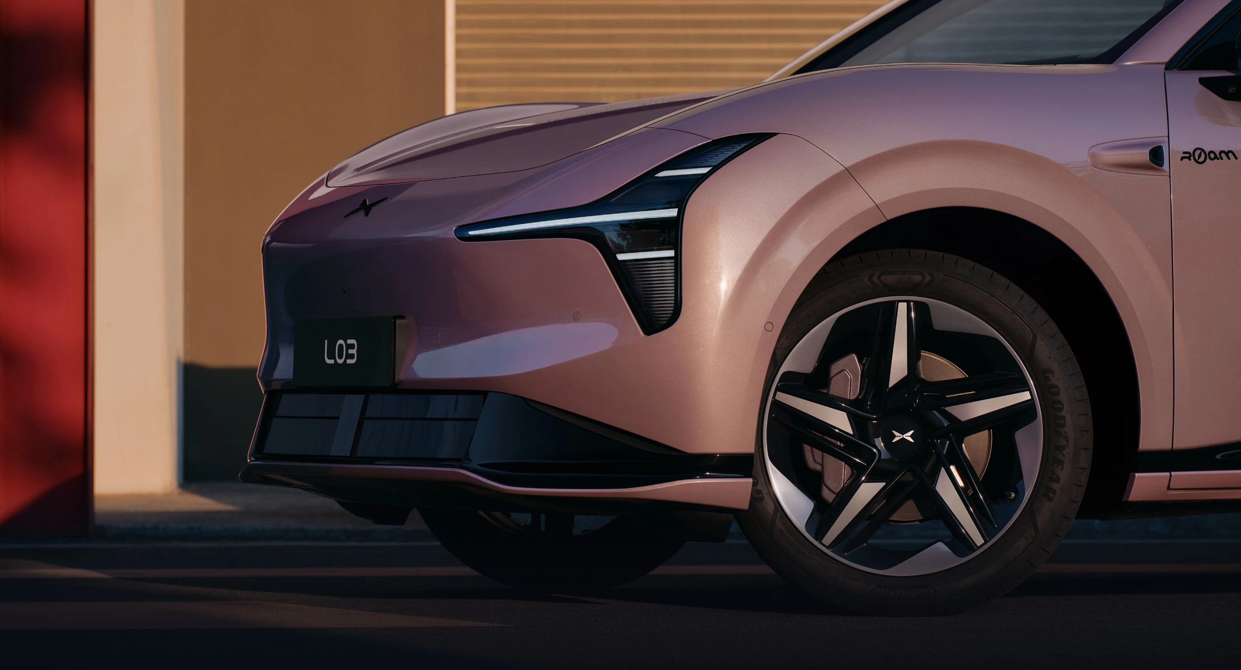 XPENG L03 71.2 kWh RWD headlights view
