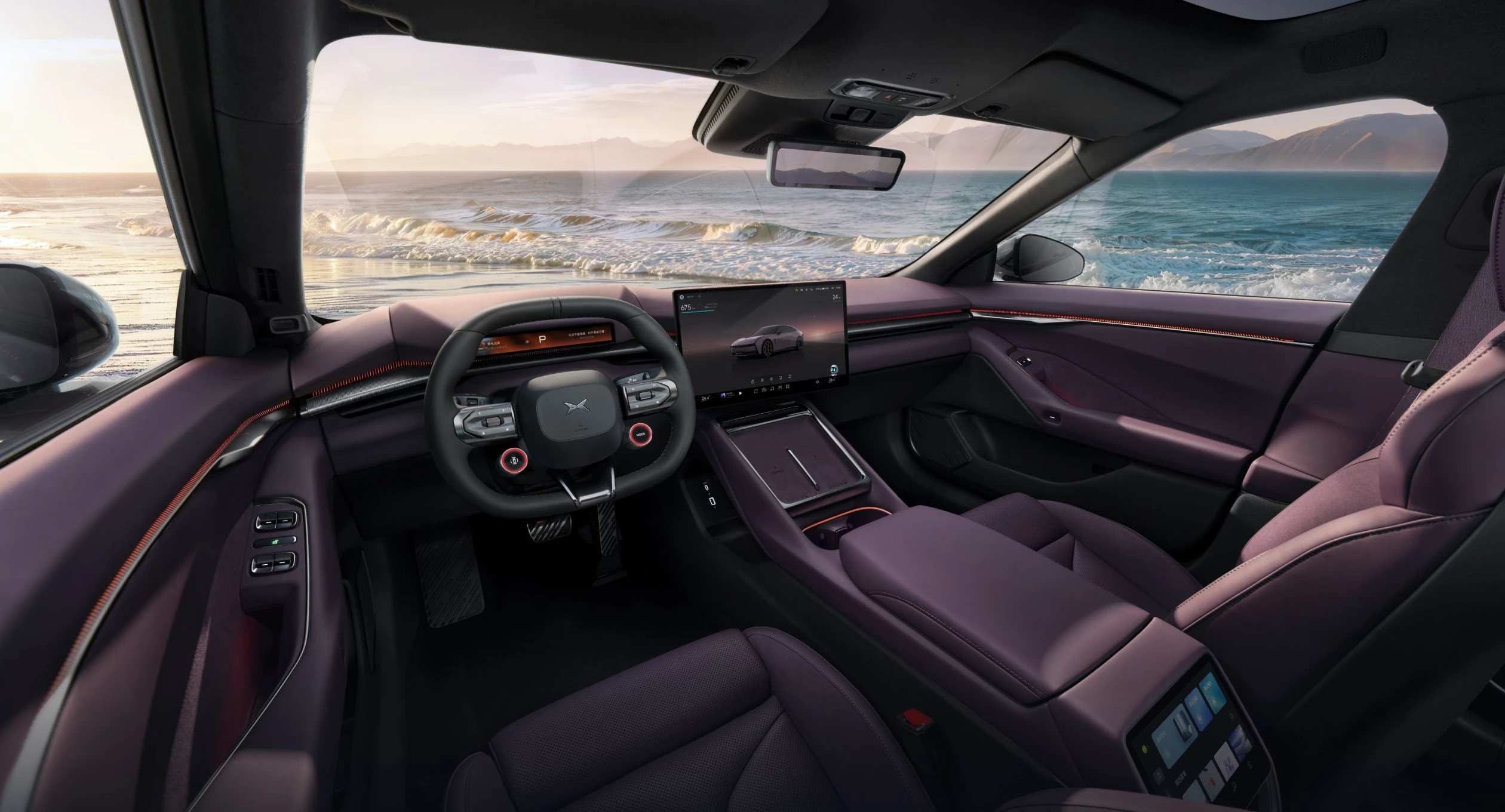 XPENG P7 702 Max interior view