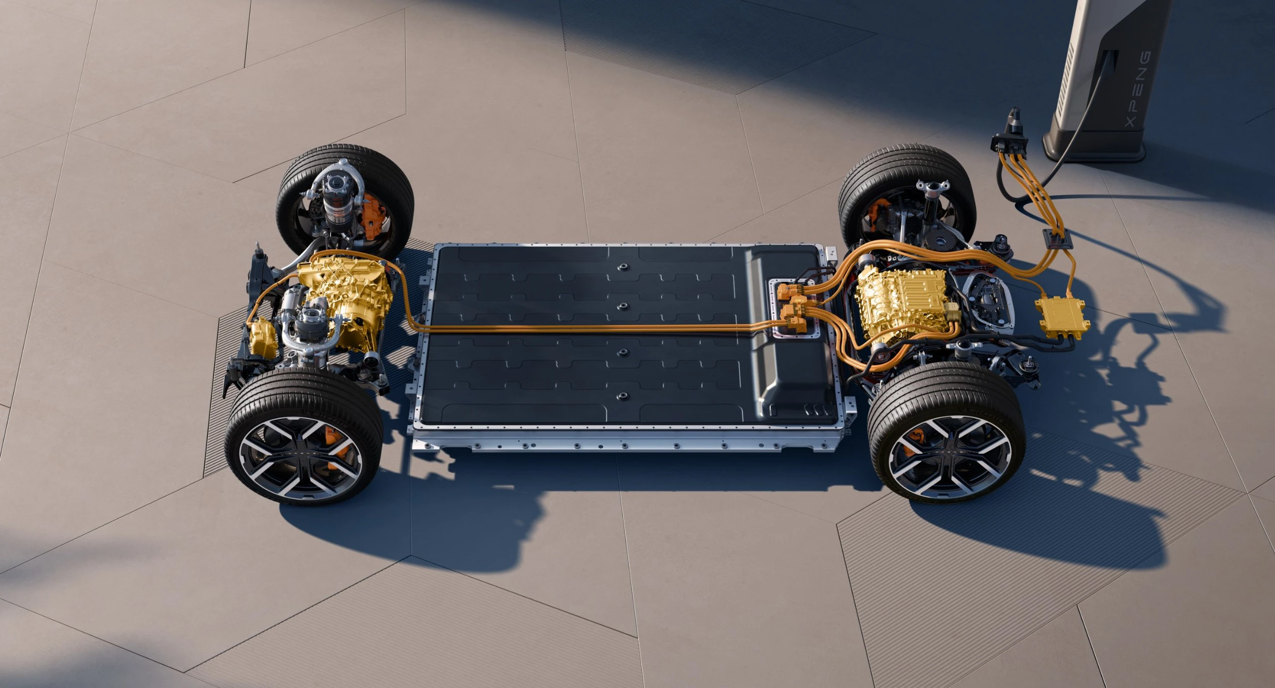 XPENG P7 820 RWD technology view