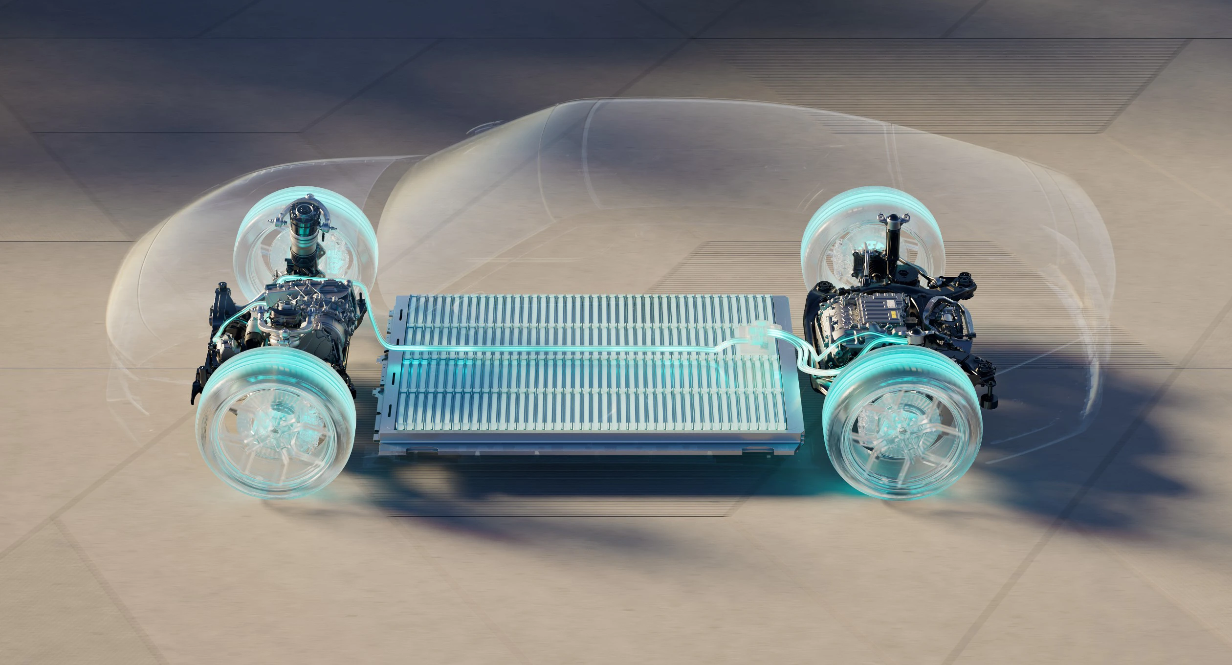 XPENG P7 820 RWD technology view