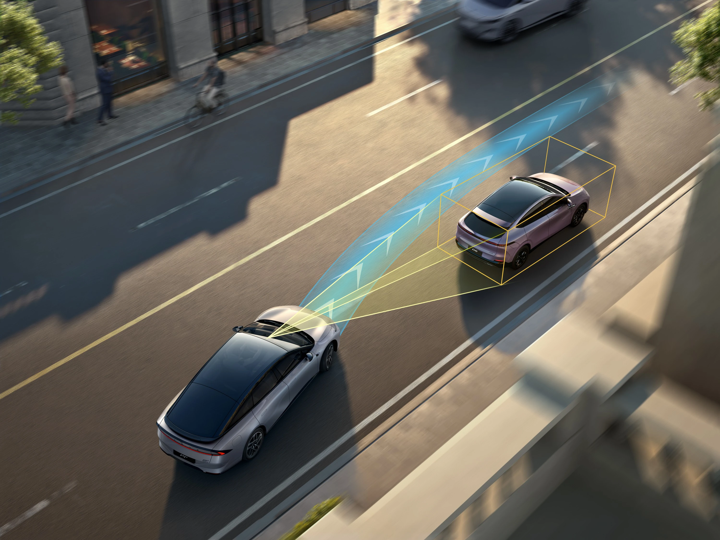 XPENG P7+ 74.9 kWh AWD Performance technology view
