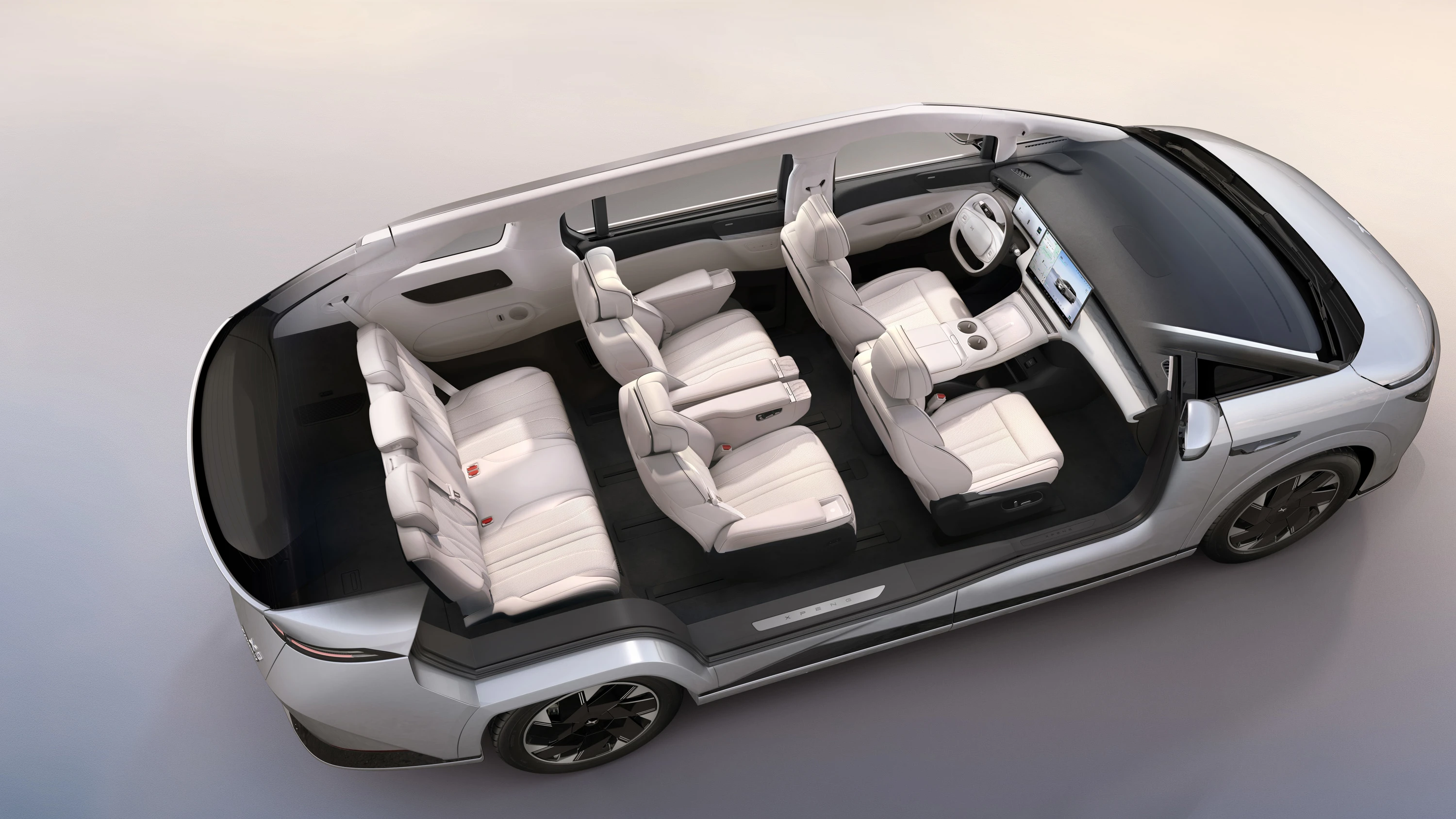 XPENG X9 FWD Long Range interior view