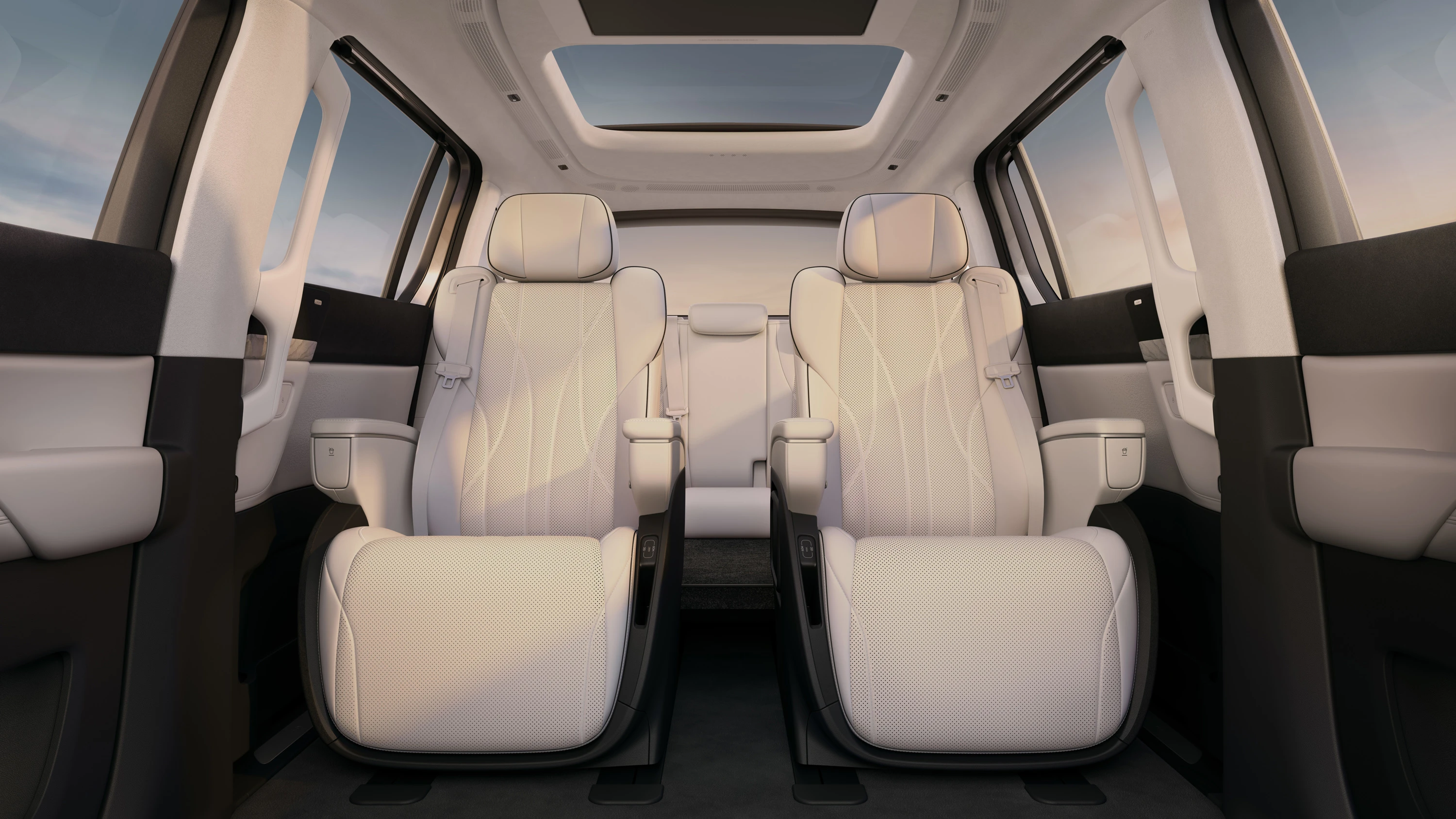 XPENG X9 FWD Long Range secondrowseats view