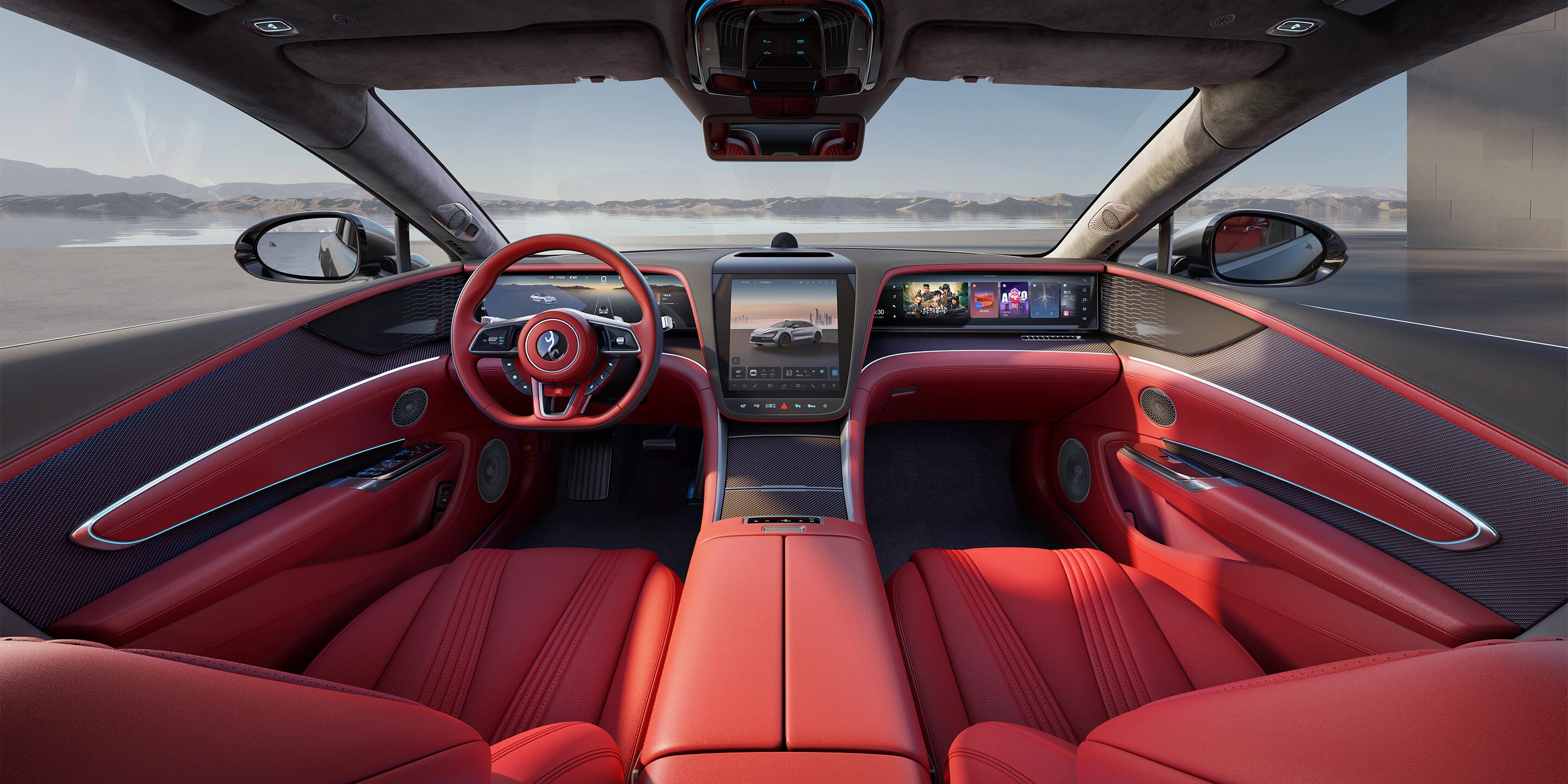 YangWang U7 EV 5-seat Luxury interior view