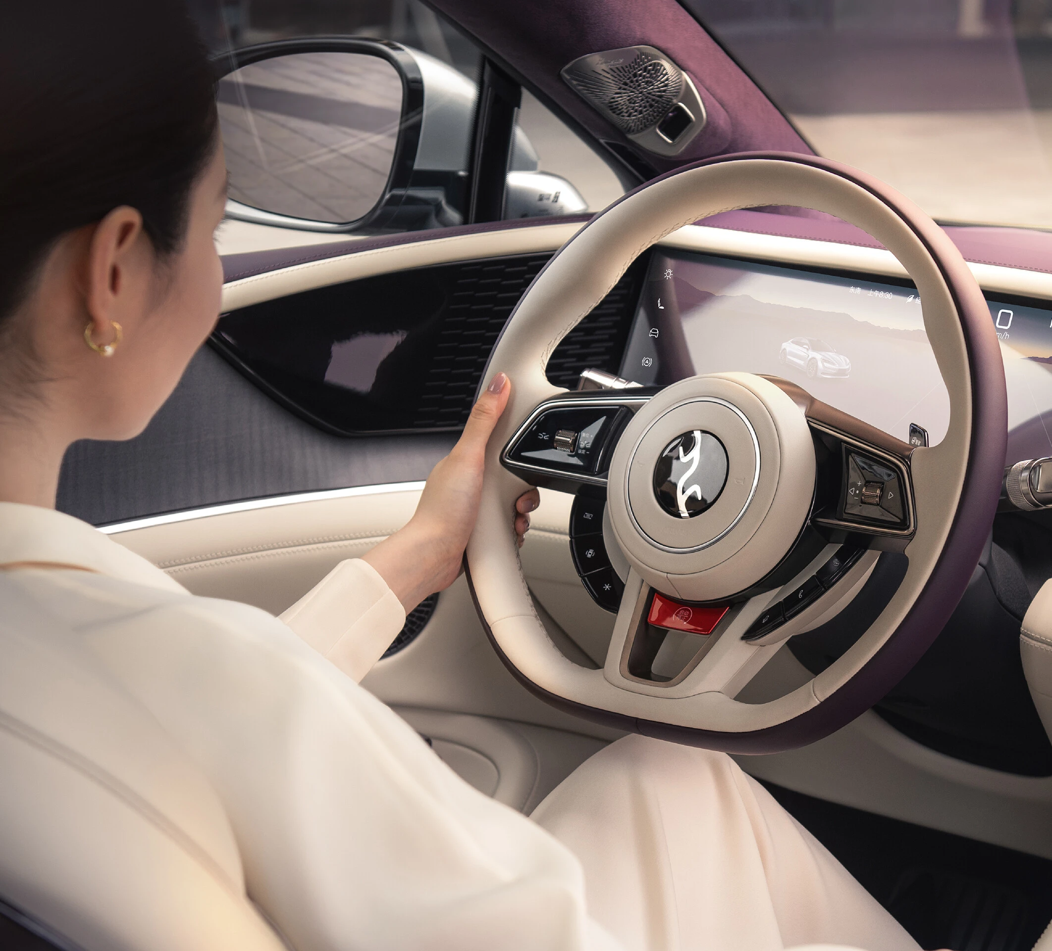 YangWang U7 EV Super 4WD steeringwheel view
