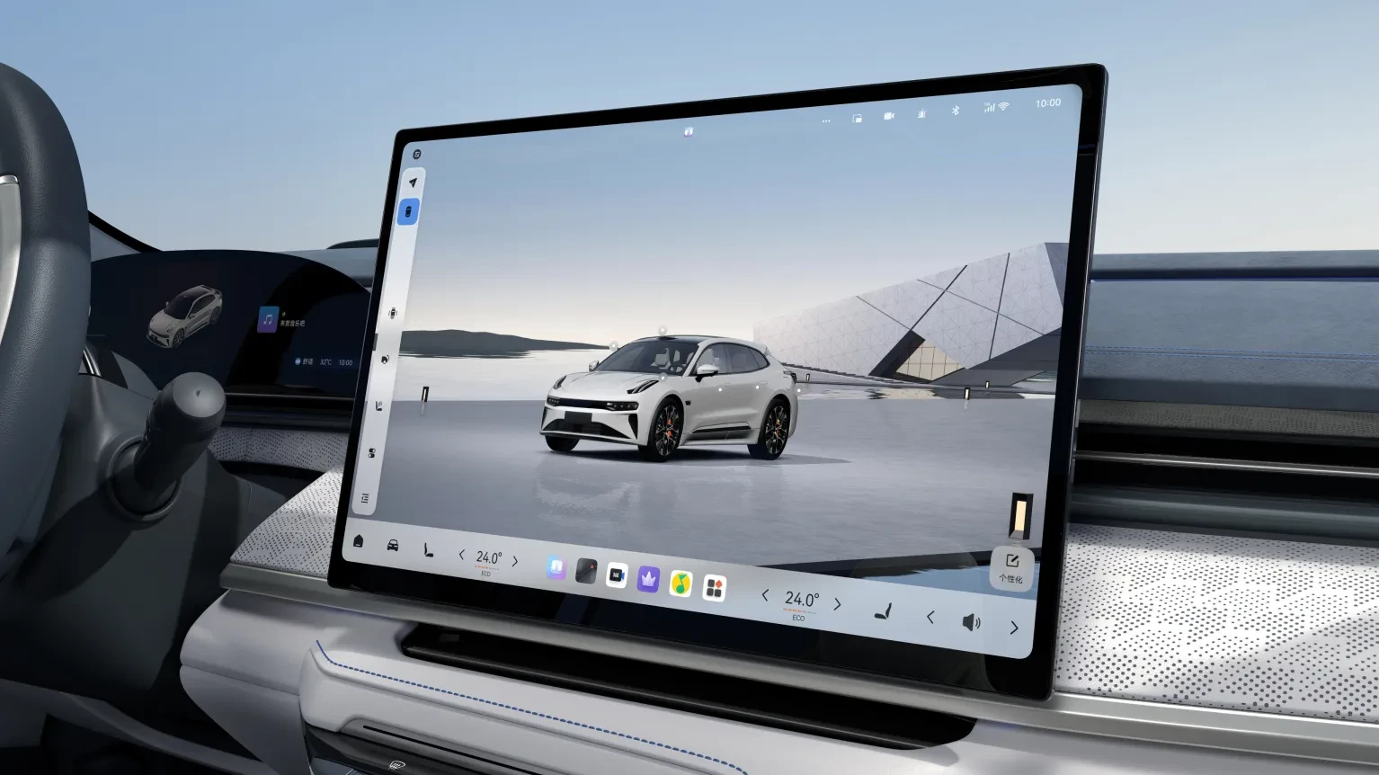 Zeekr 001 Max 95 kWh AWD screens view
