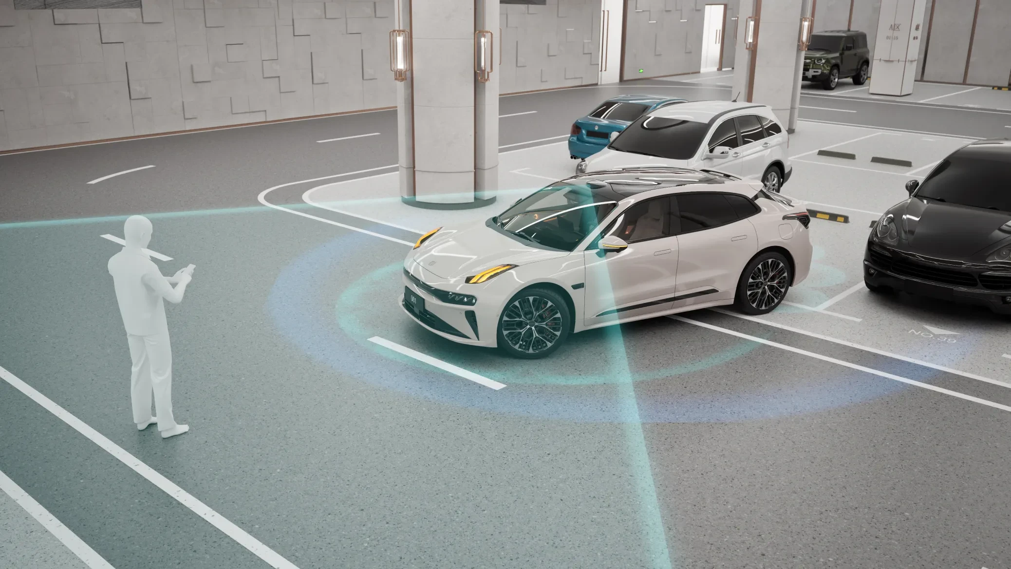 Zeekr 001 Ultra 103 kWh AWD technology view
