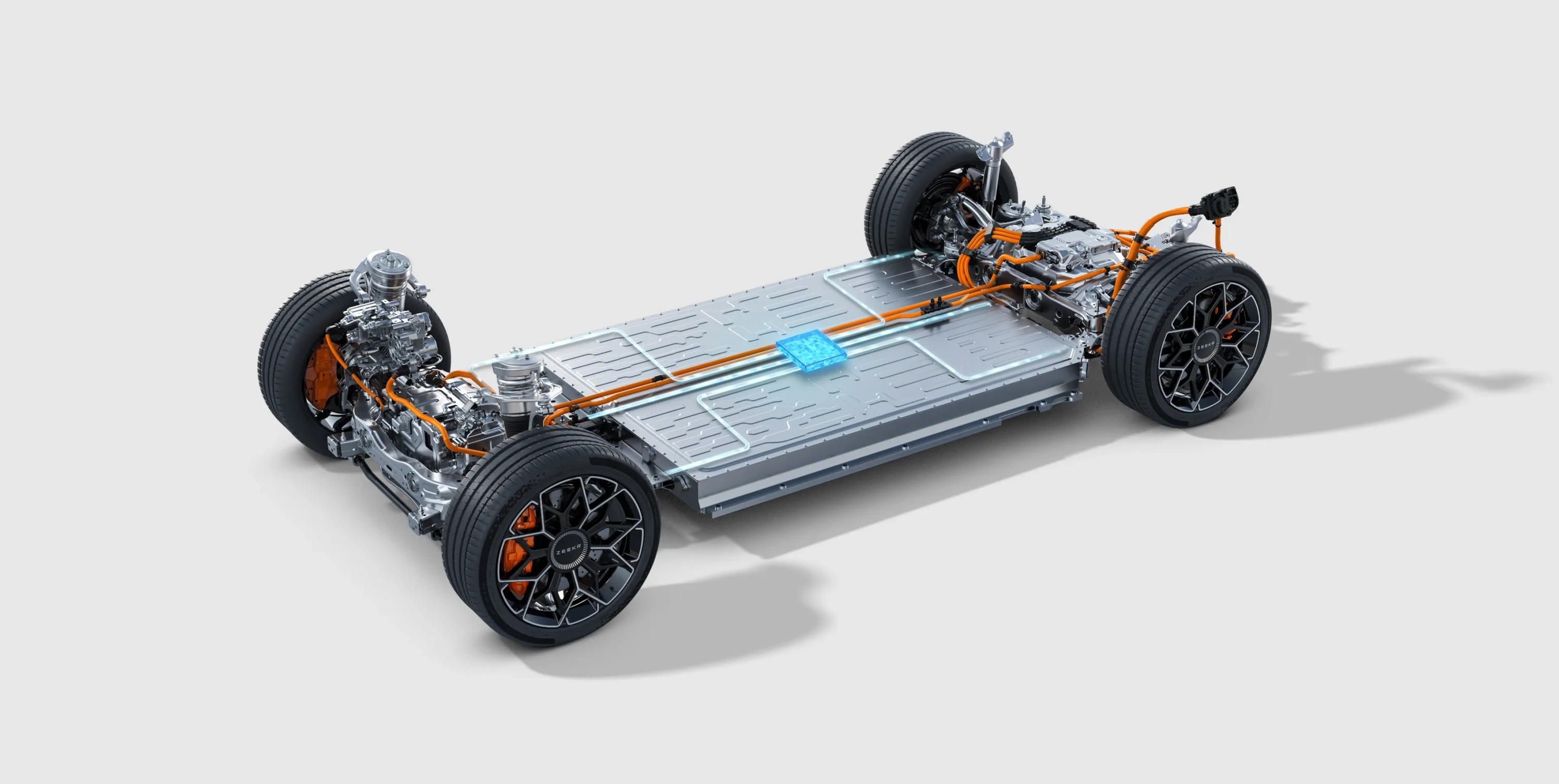 Zeekr 007 103 kWh AWD Ultra chassis view