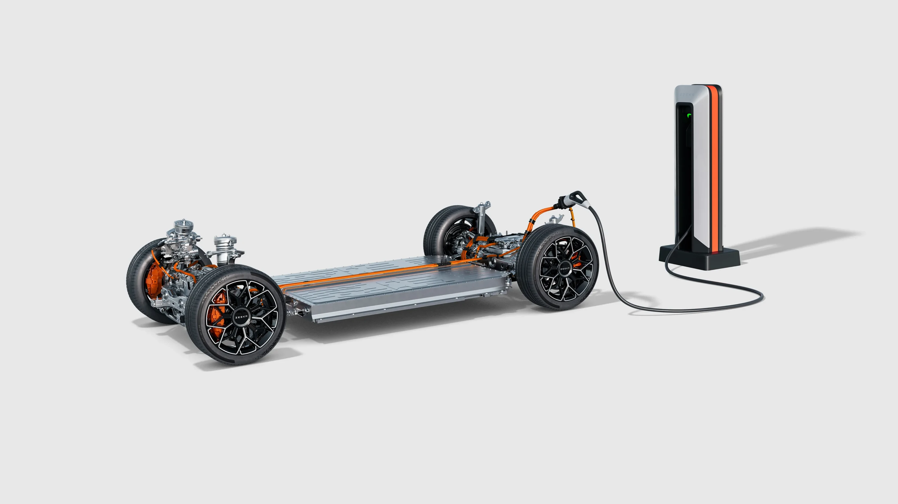 Zeekr 007 103 kWh AWD Ultra chassis view