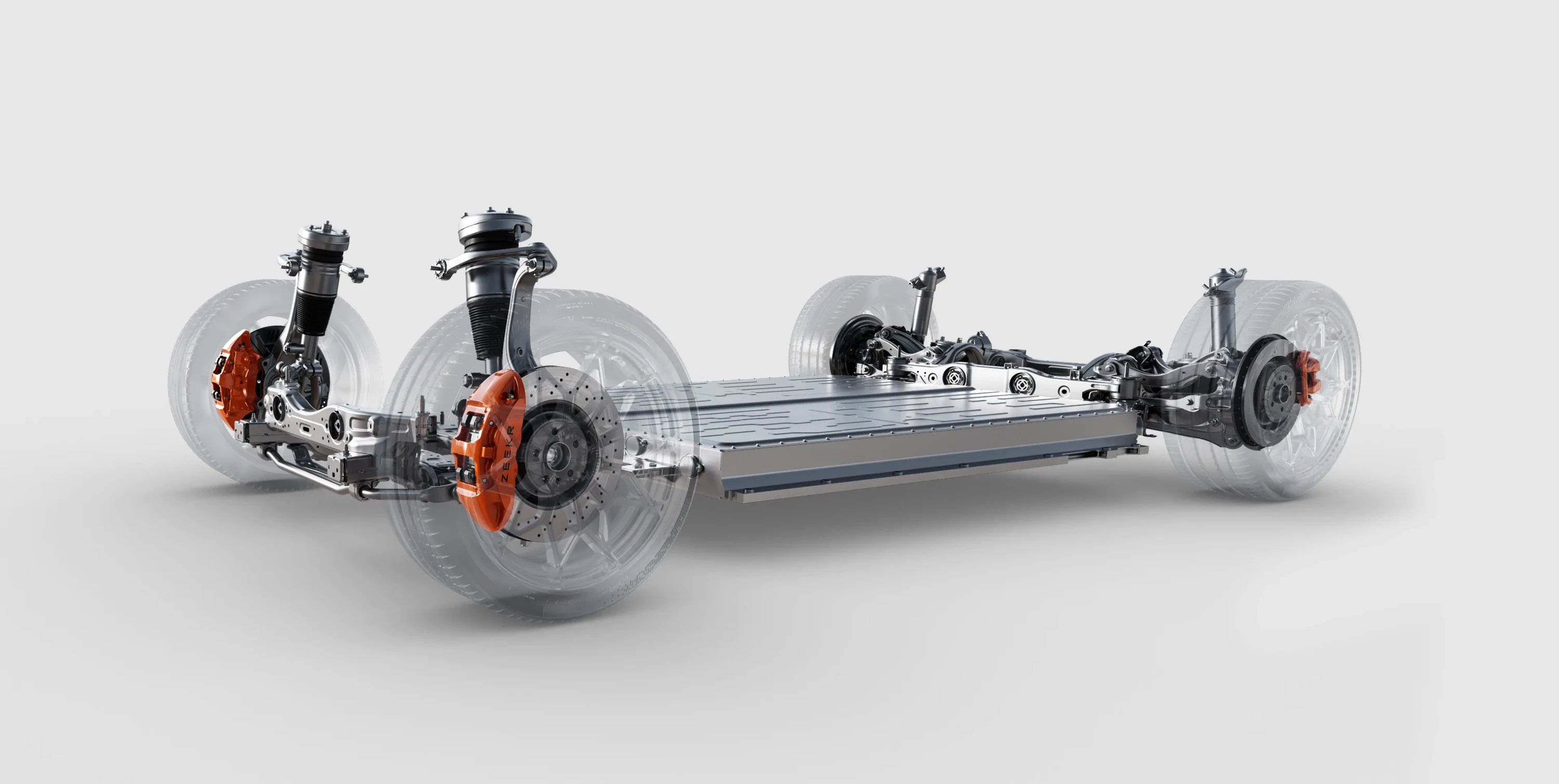 Zeekr 007 103 kWh AWD Ultra chassis view