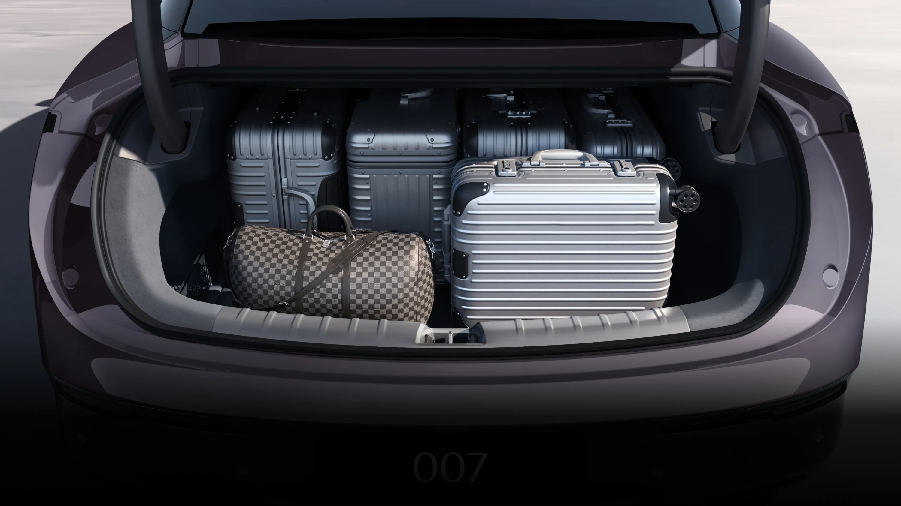 Zeekr 007 75 kWh RWD Max trunk view
