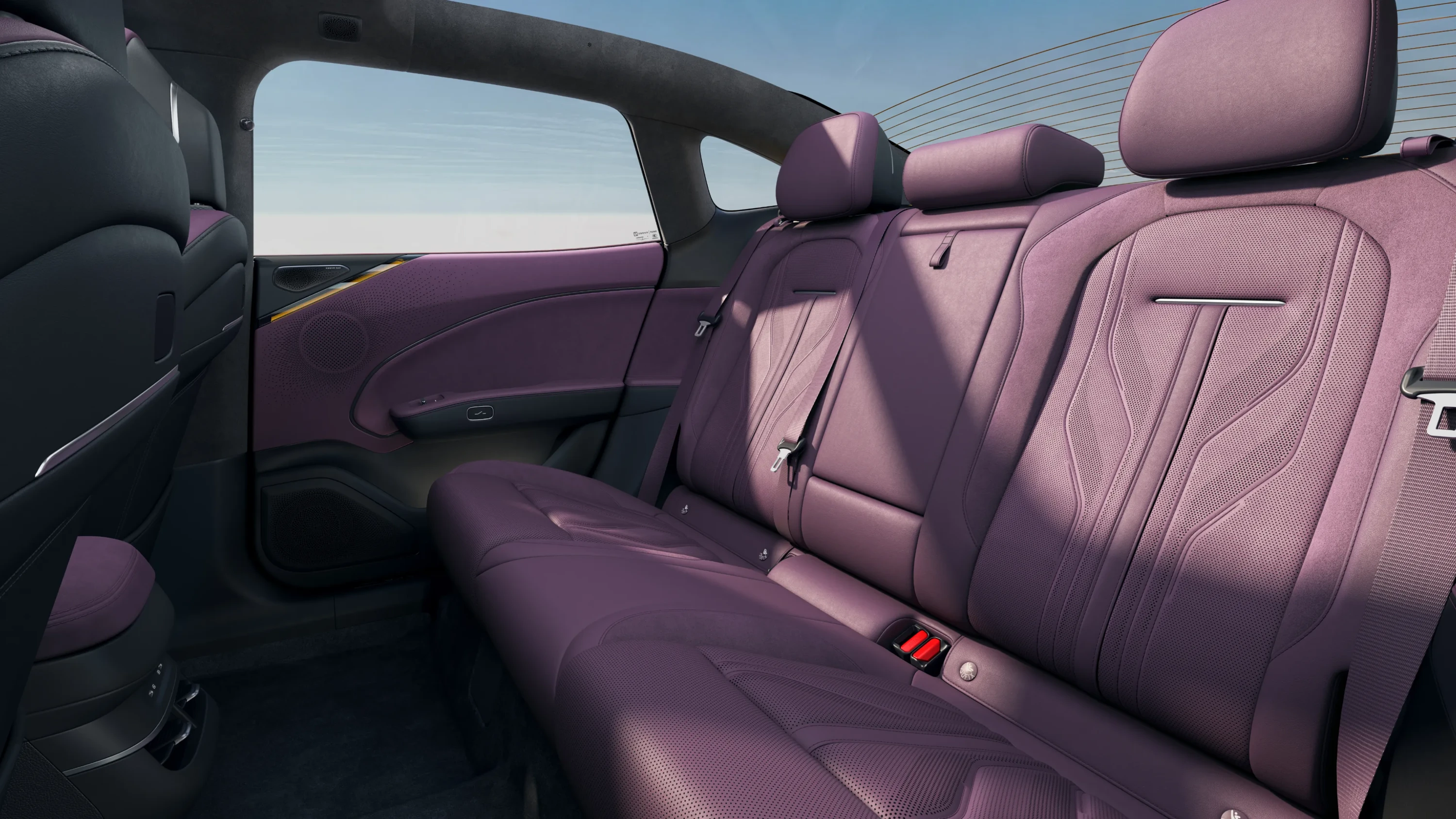 Zeekr 007 75 kWh RWD Max secondrowseats view